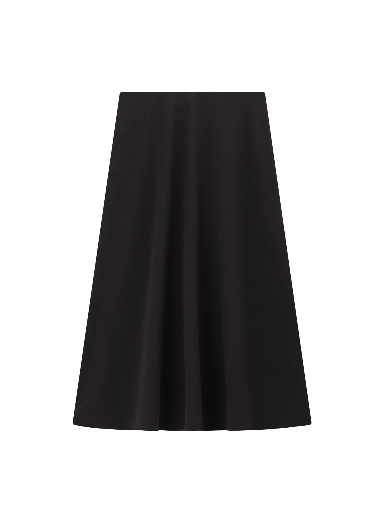 【新品未使用】M-premier BLACK  フレアジョーゼットスカート 36