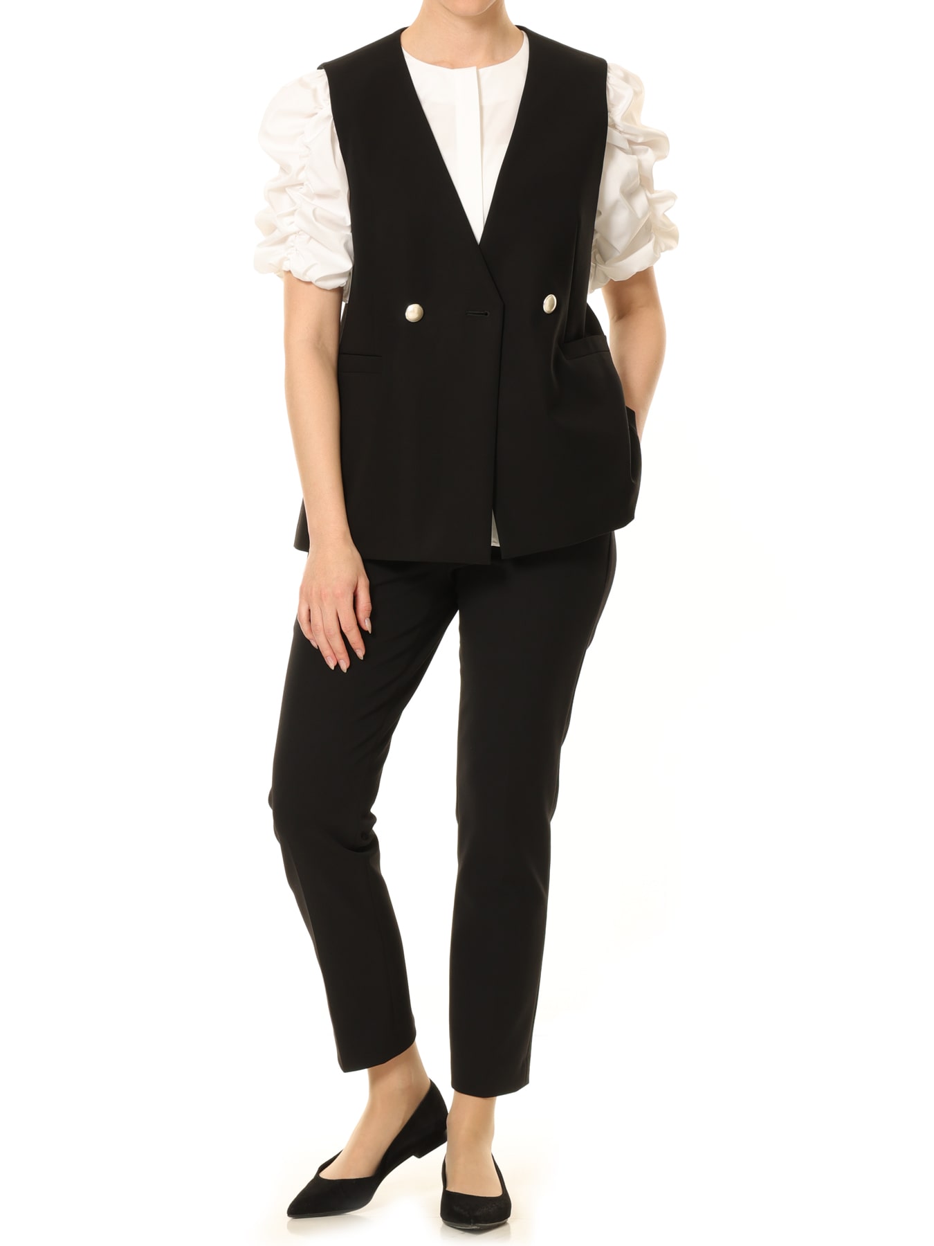 ダブルクロスノーカラージレ