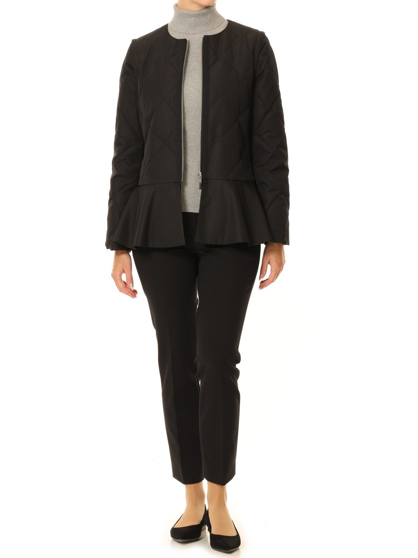 2WAYペプラムダウンジャケット