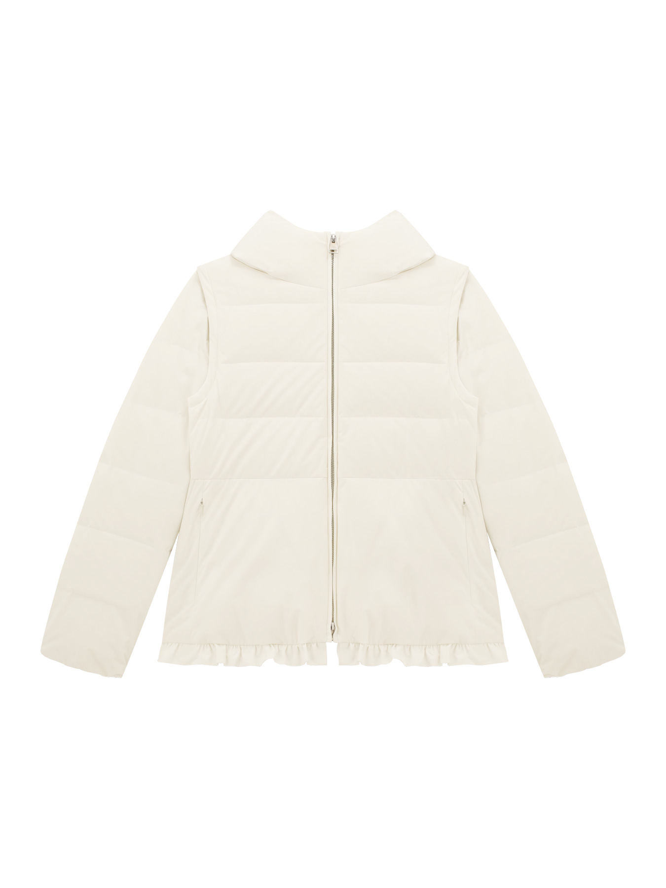 ヘムフリル2WAYダウンコート