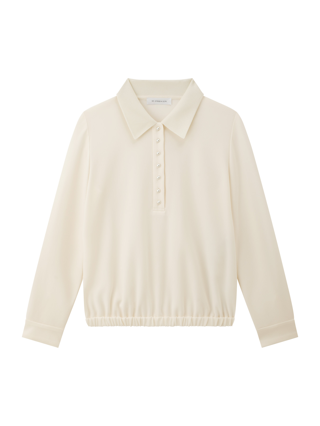 ダブルクロスポロブラウス