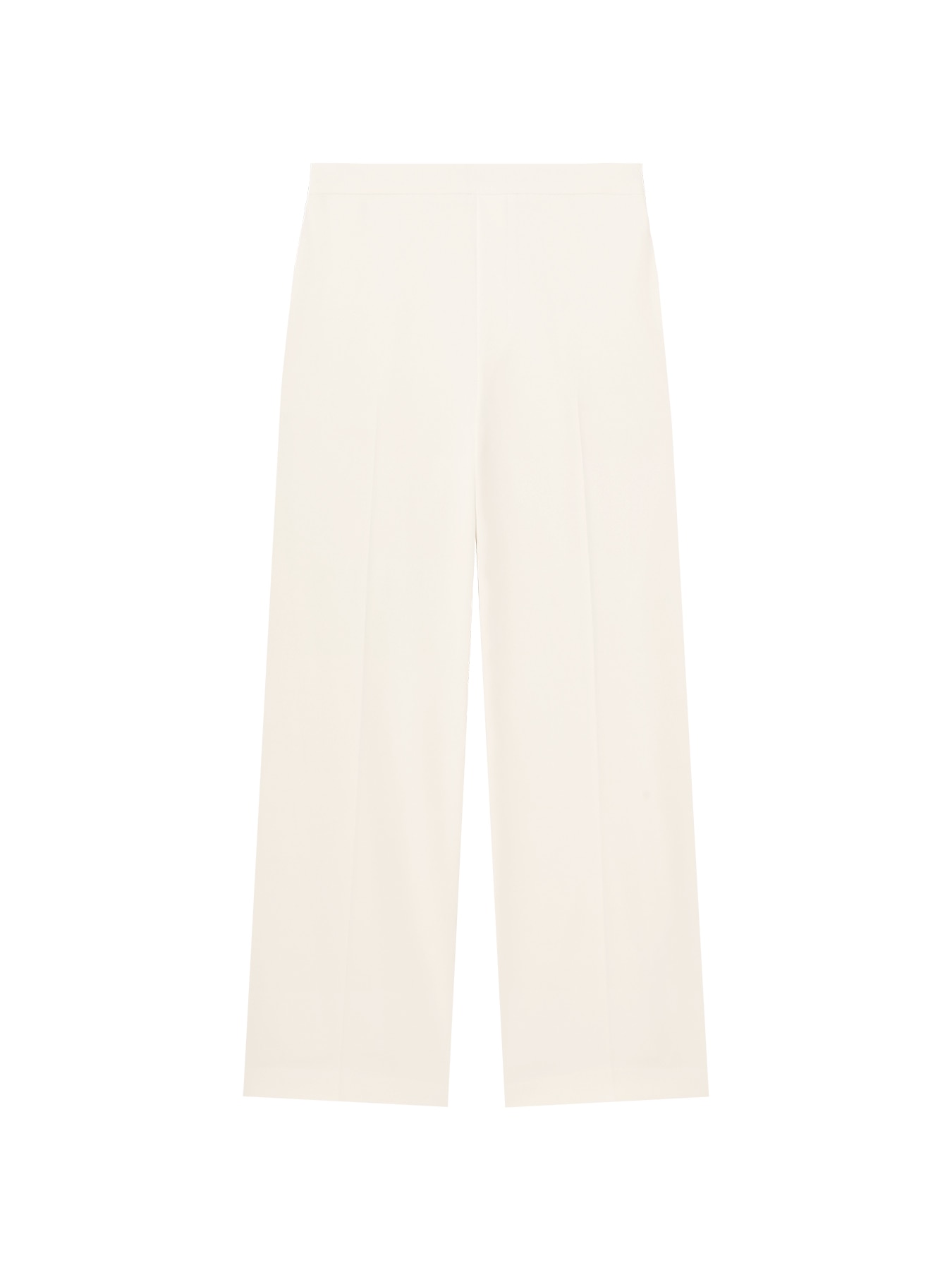 センタープレスプルオンワイドパンツ