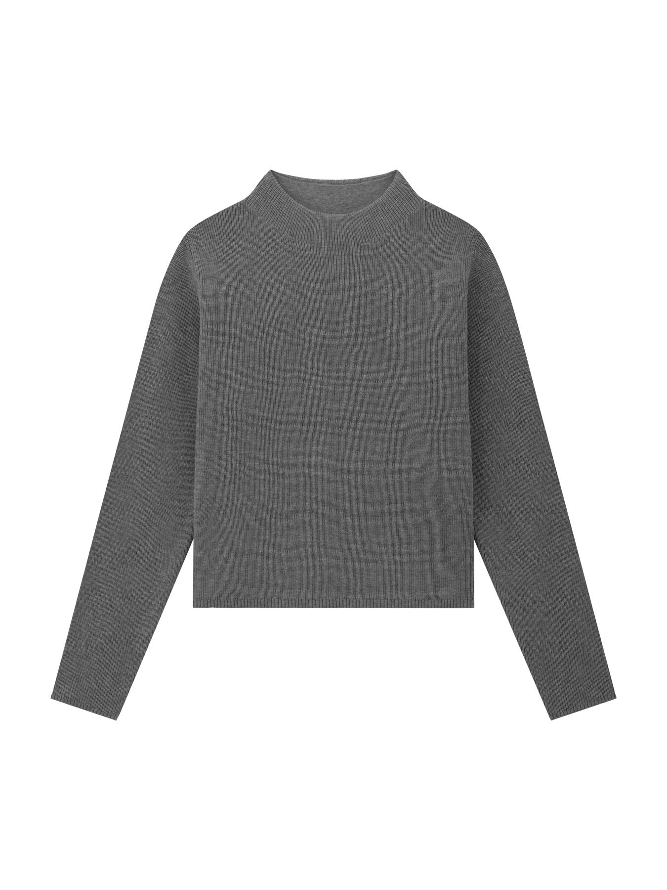 ボトルネックニットプルオーバー