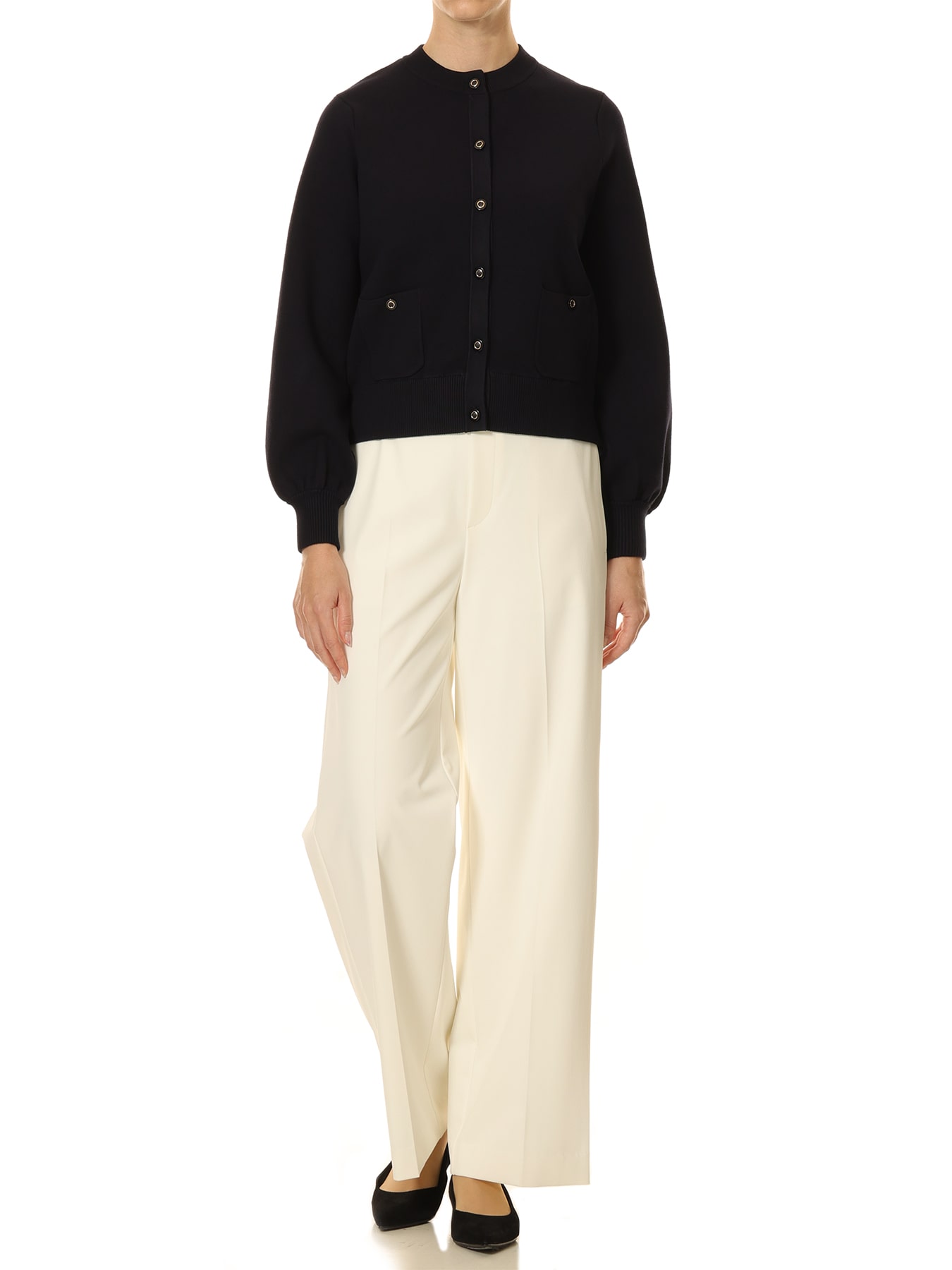 ポケットニットカーディガン