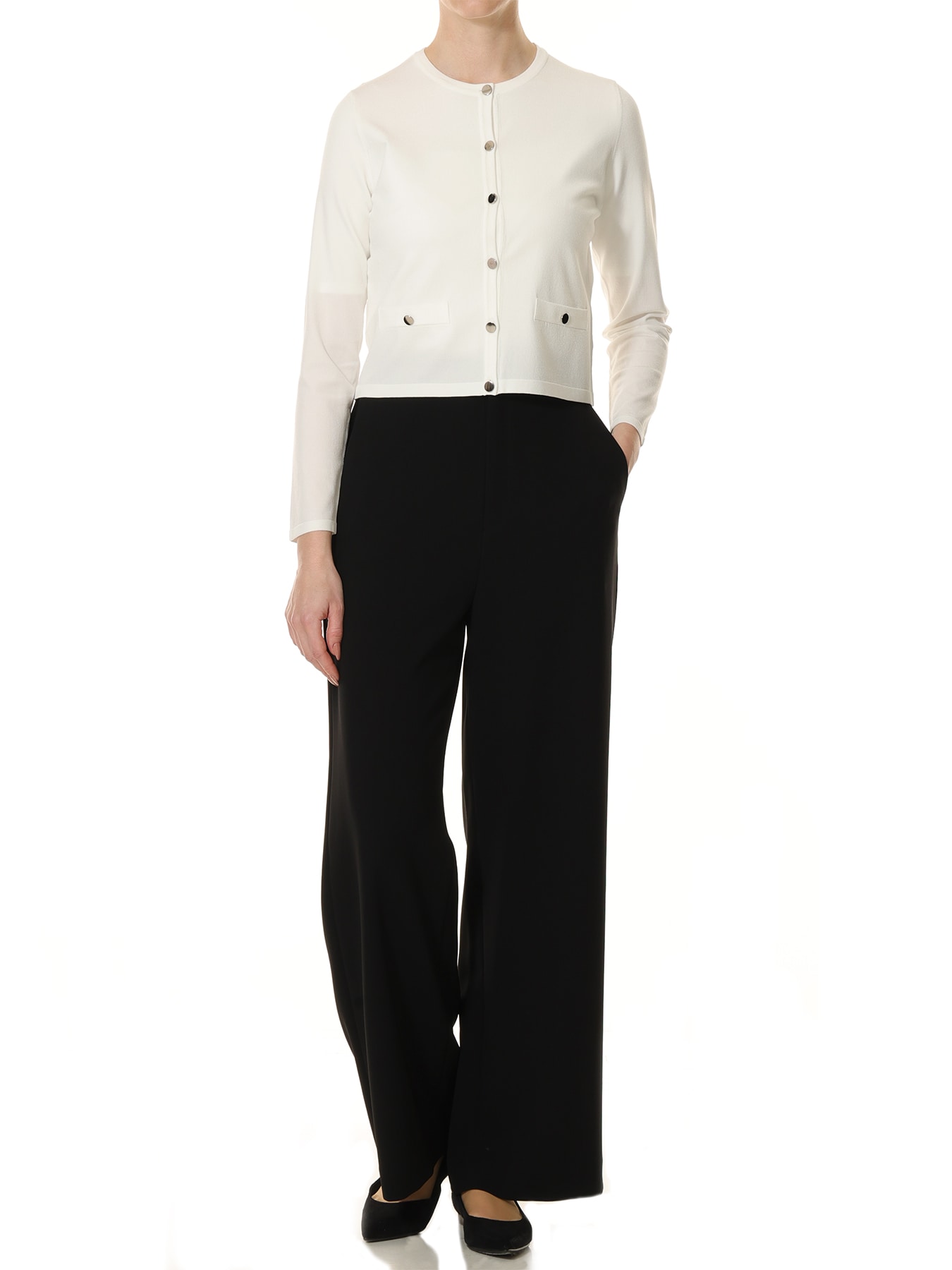 UVカットメタルボタンニットカーディガン