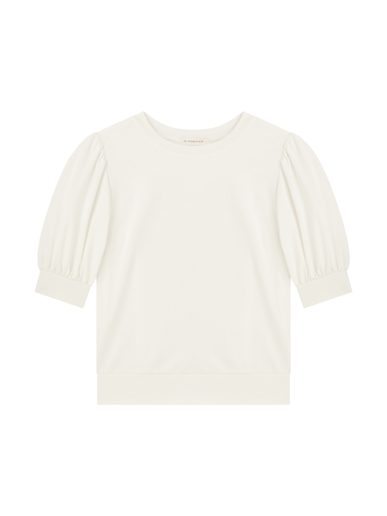 ポンチハーフパフスリーブカットソー