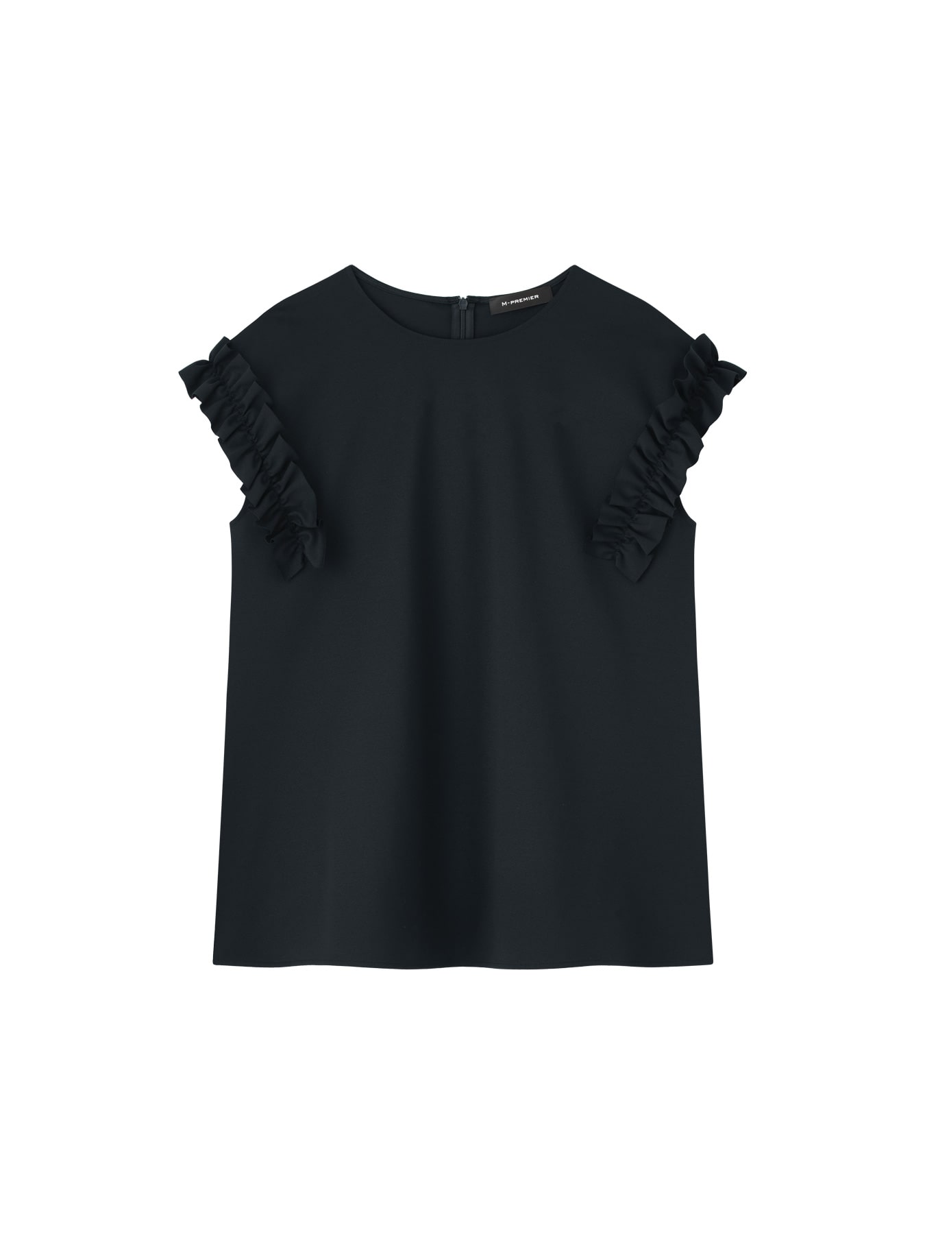 フリルデザインカットソー