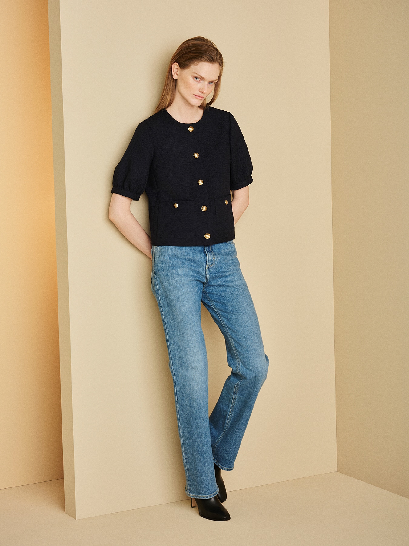 ストレッチデニムパンツ