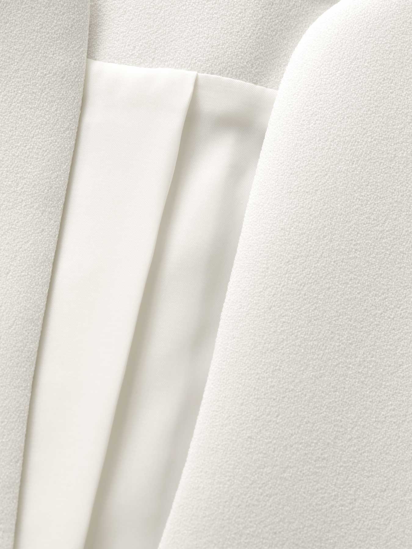 ジョーゼットボリュームタックスリーブショートコート