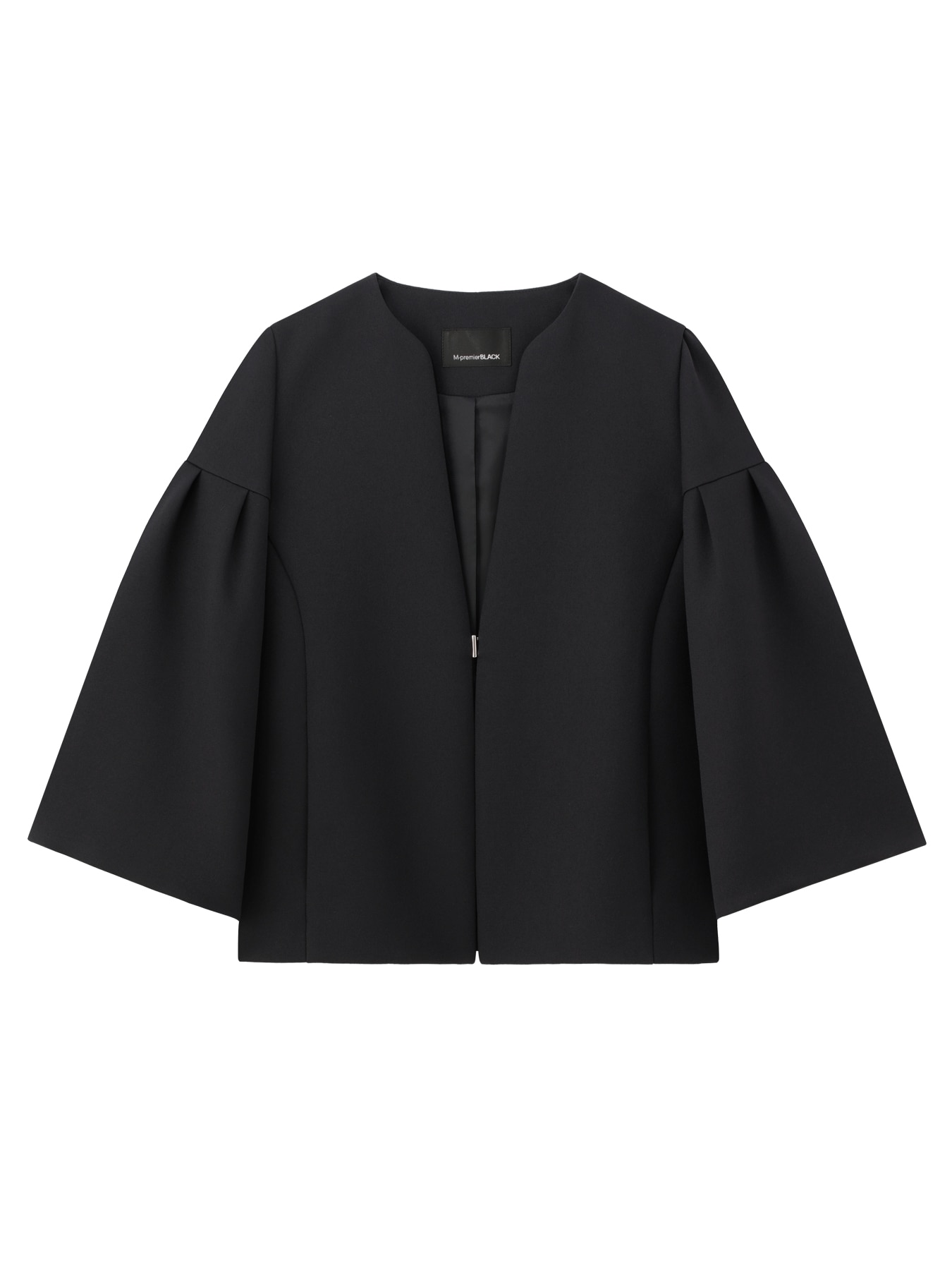 ジョーゼットボリュームタックスリーブショートコート