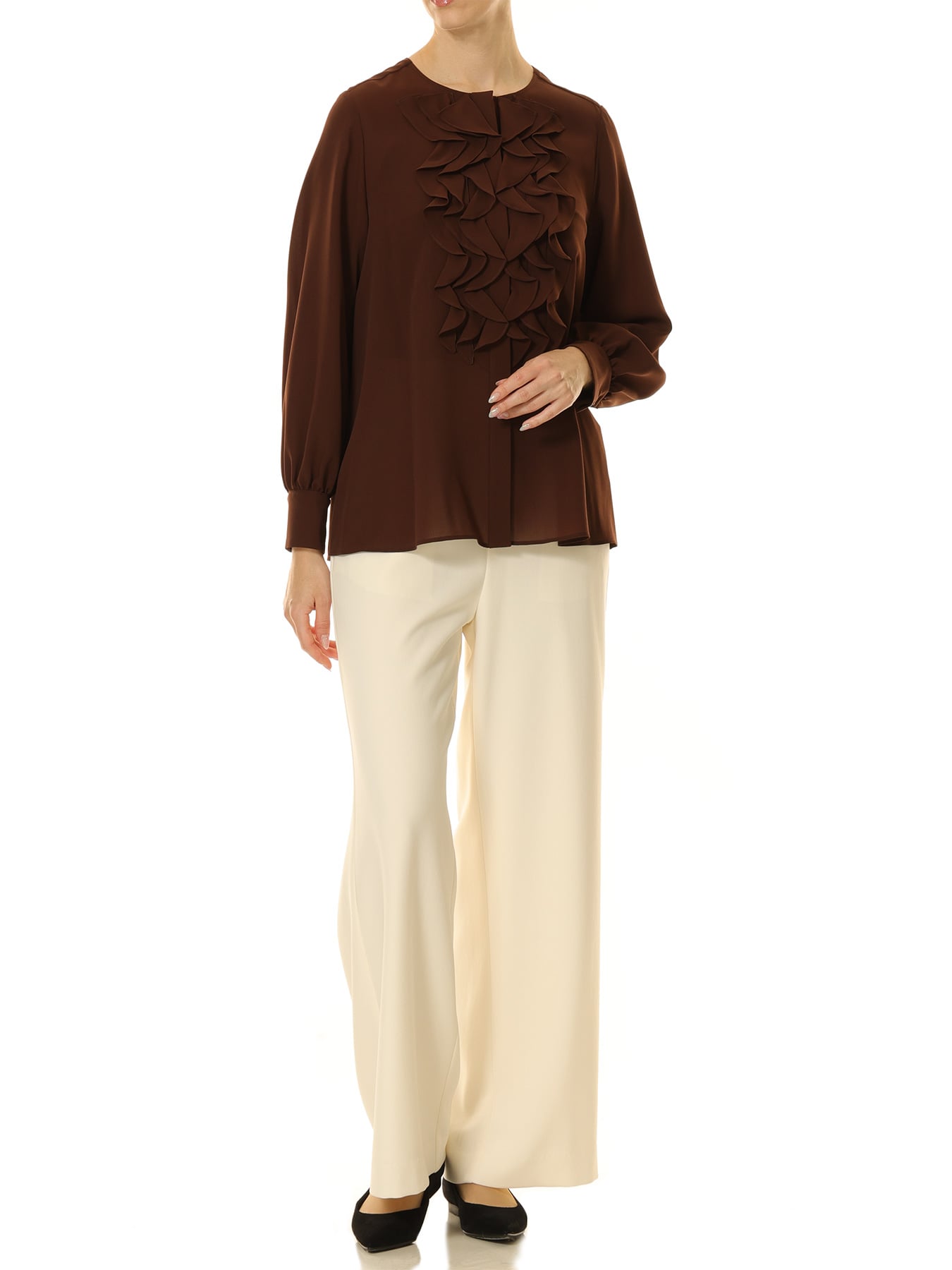 ラッフルフリルブラウス