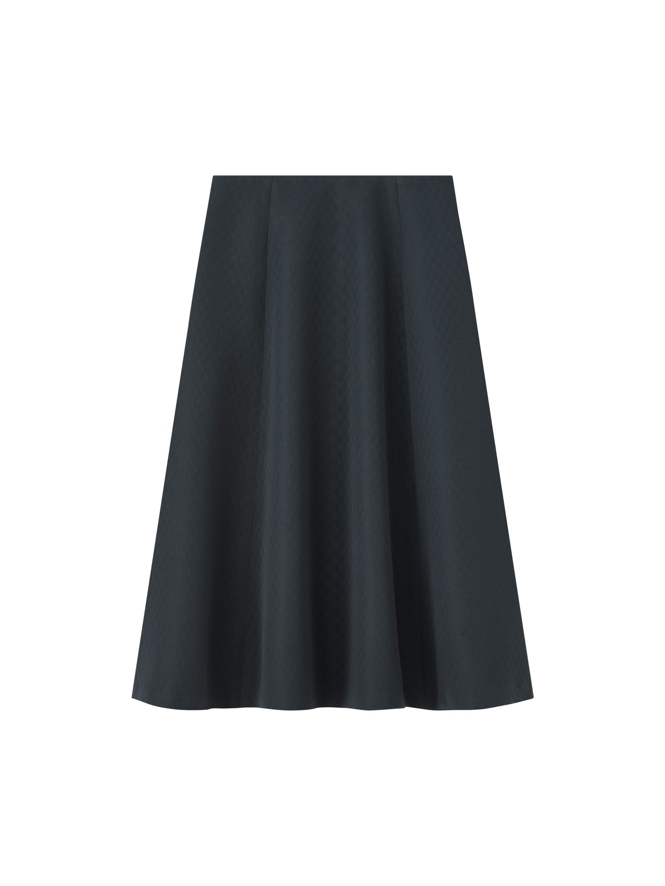 キルティングジャガードフレアスカート