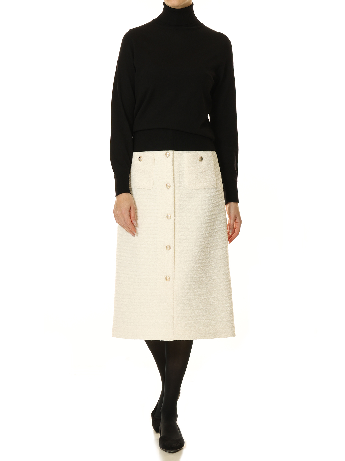 CARIAGGIタートルネックニットプルオーバー