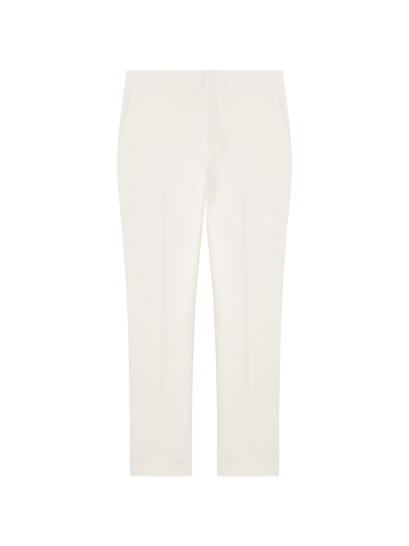 ストレッチツイルセンタープレステーパードパンツ