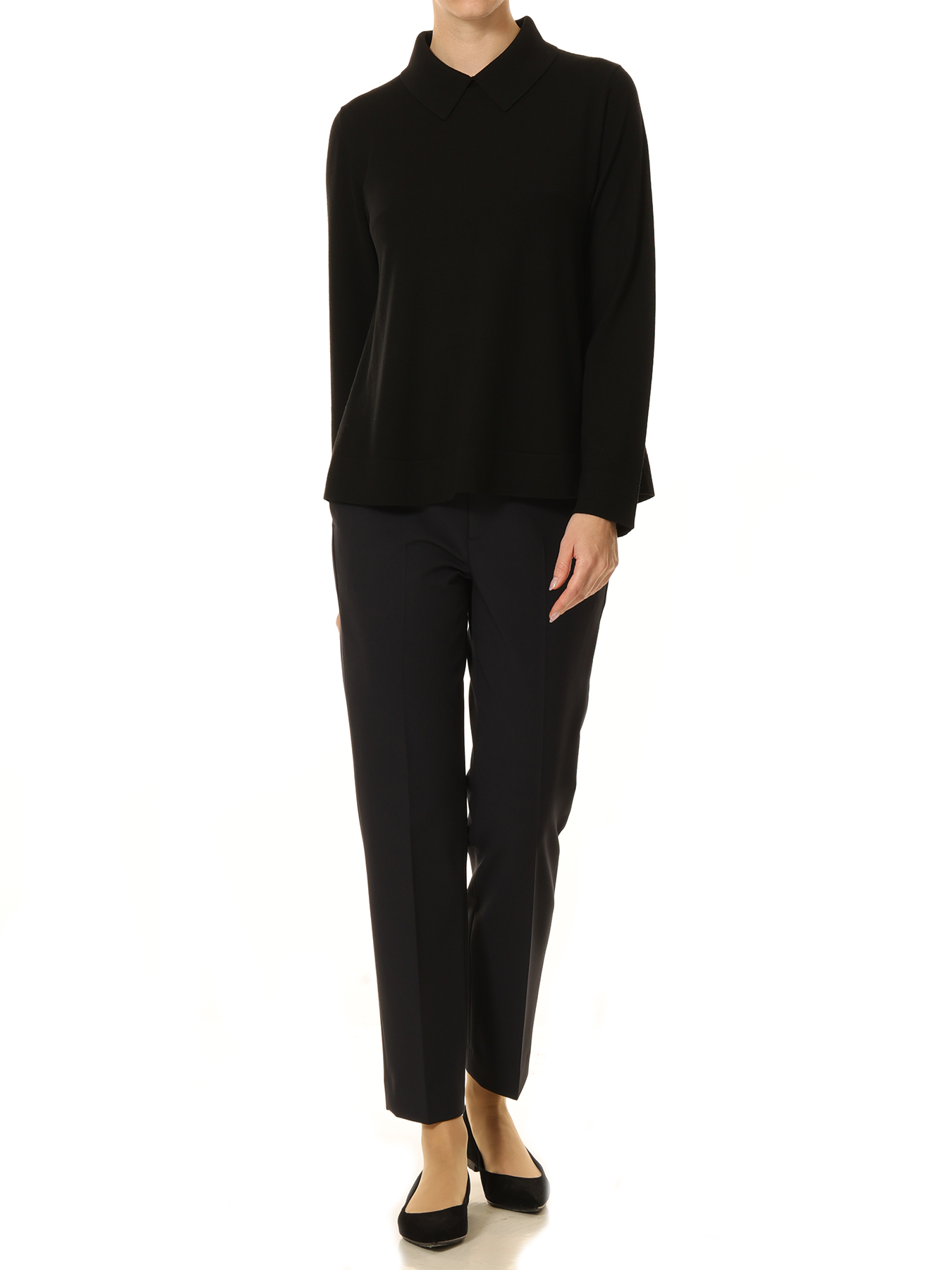 ウールフレアニットプルオーバー