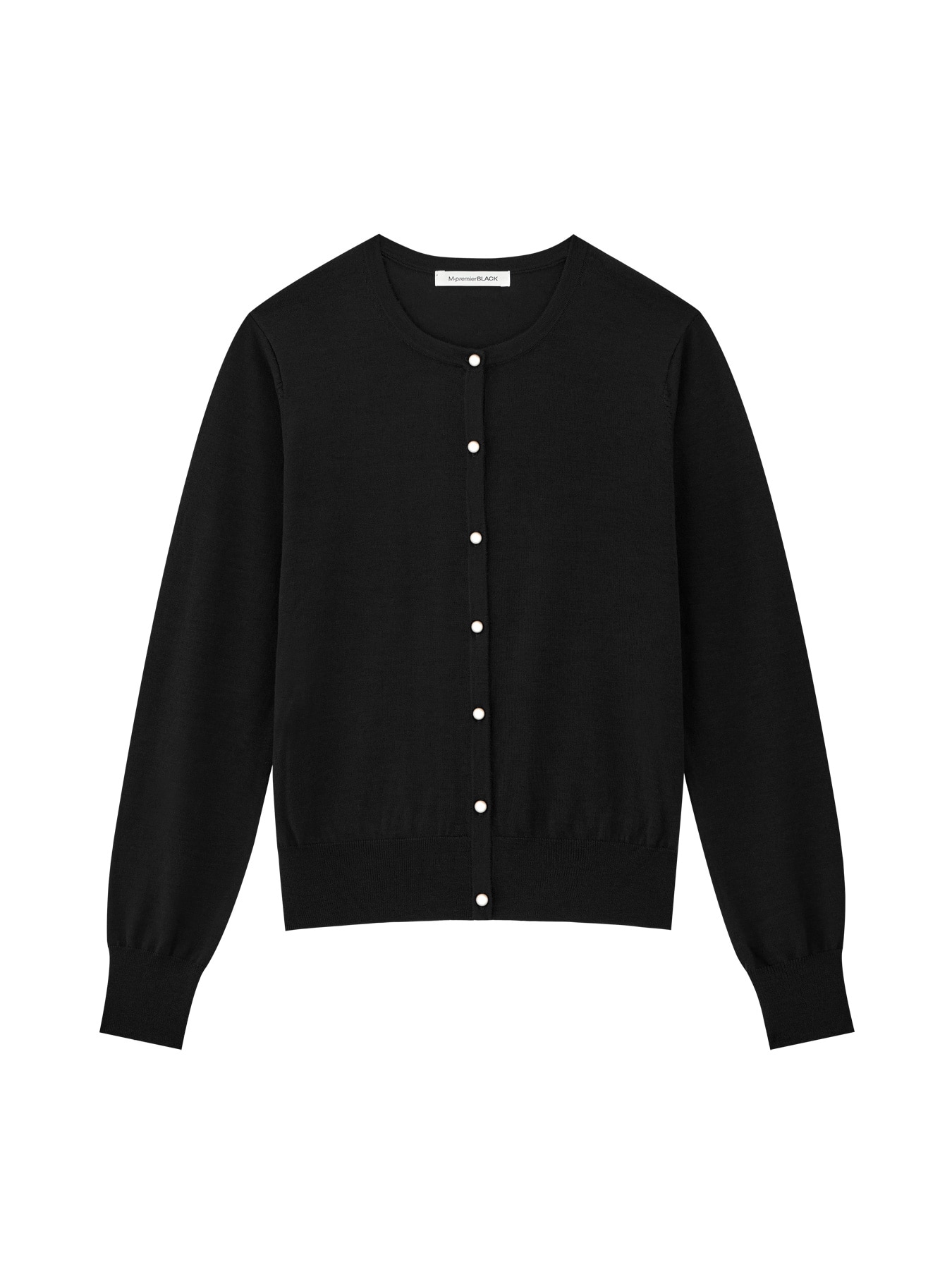 CARIAGGIパールボタンカーディガン