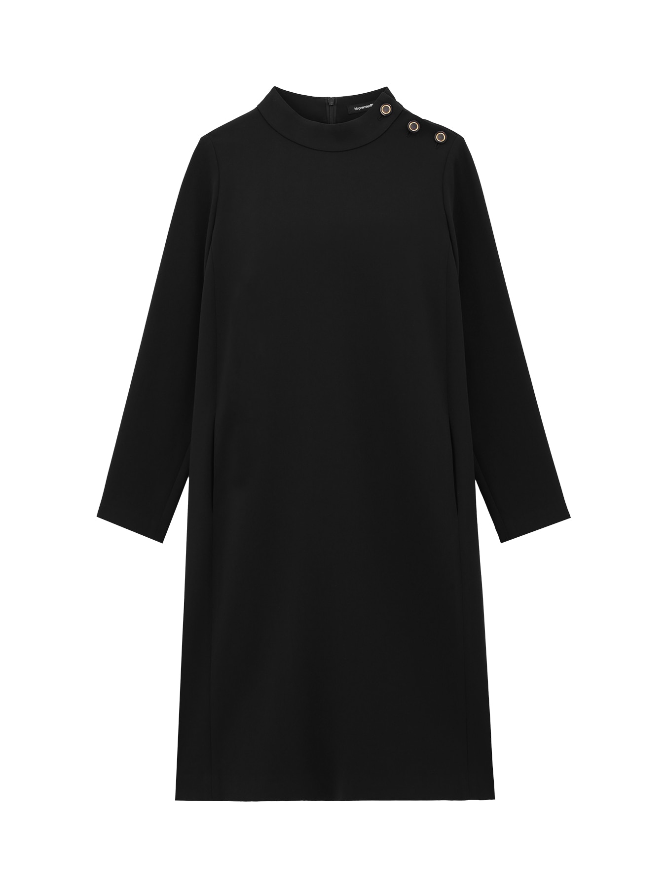 ダブルクロスハイネックワンピース