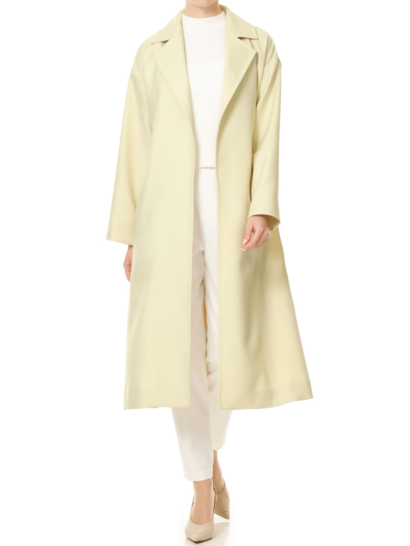 ハンドステッチツイルロングコート