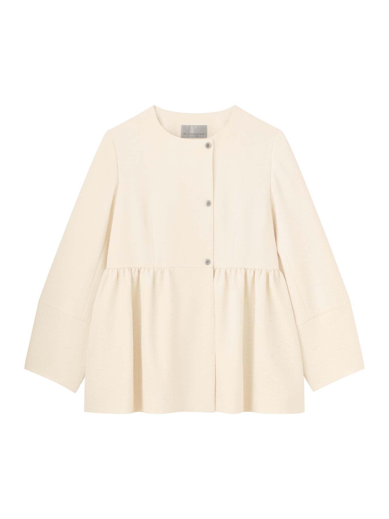 ジャガードペプラムジャケット