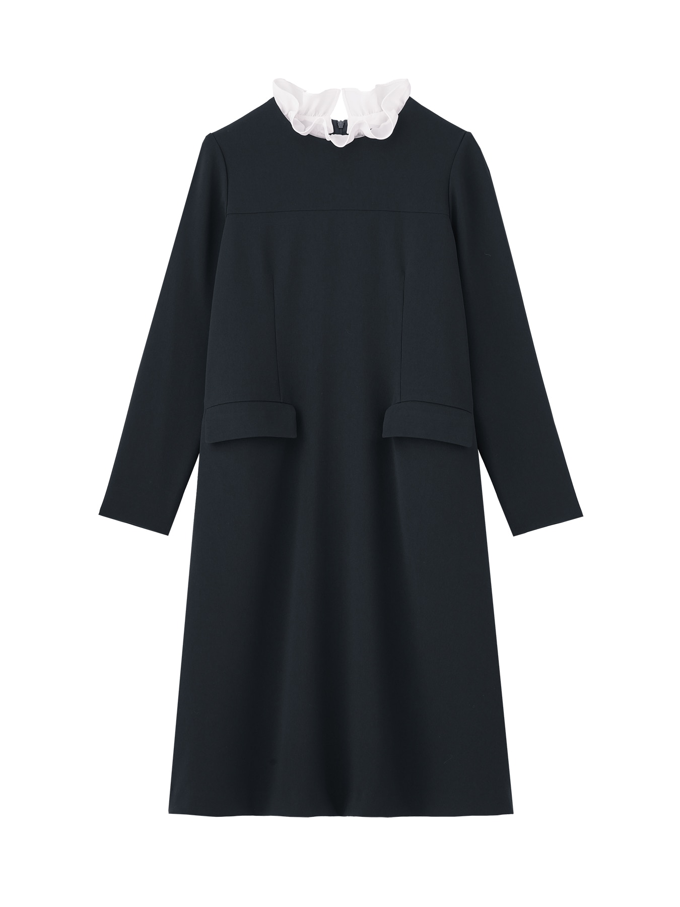 2WAYフリルカラーワンピース