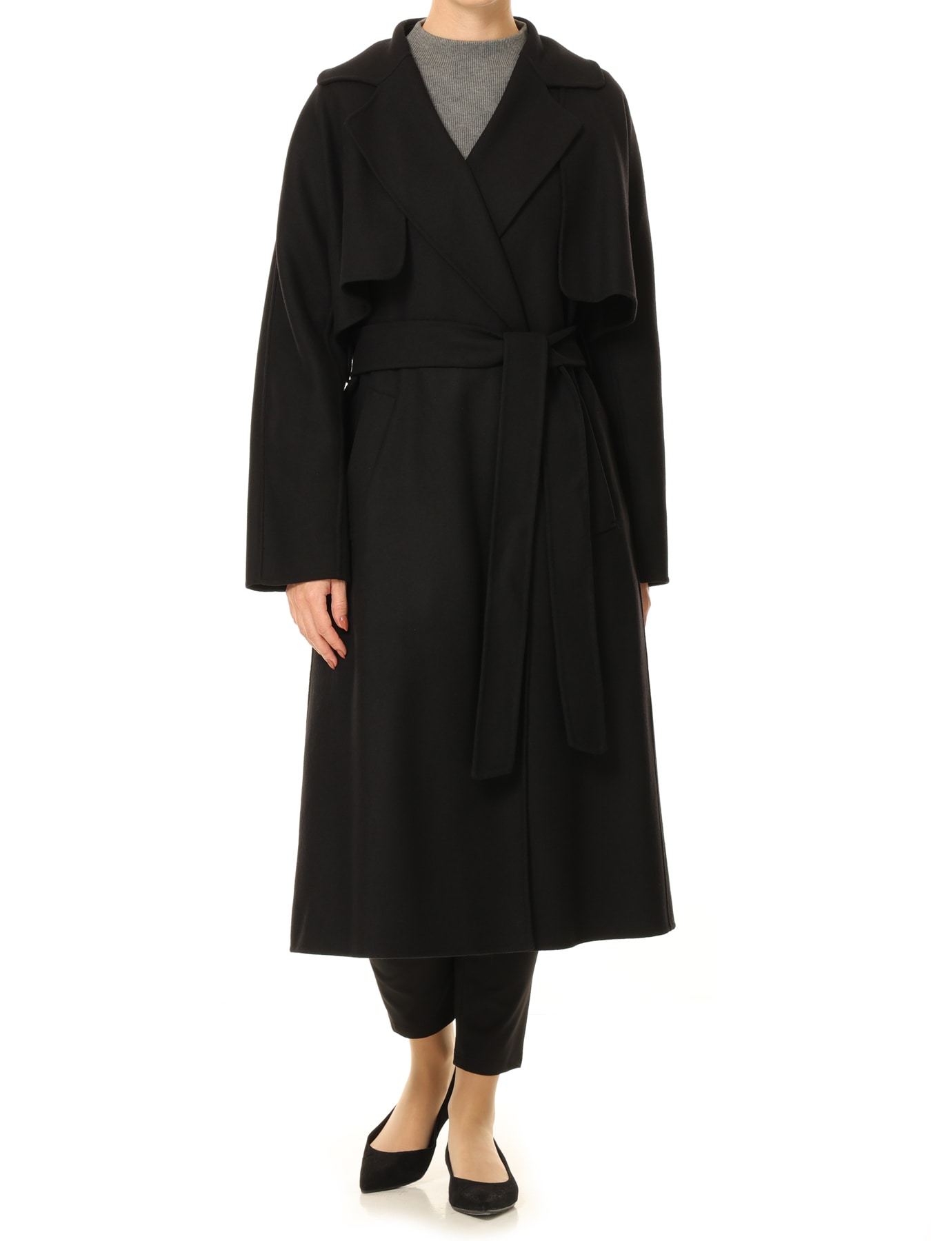 メルトン3WAYリバーコート