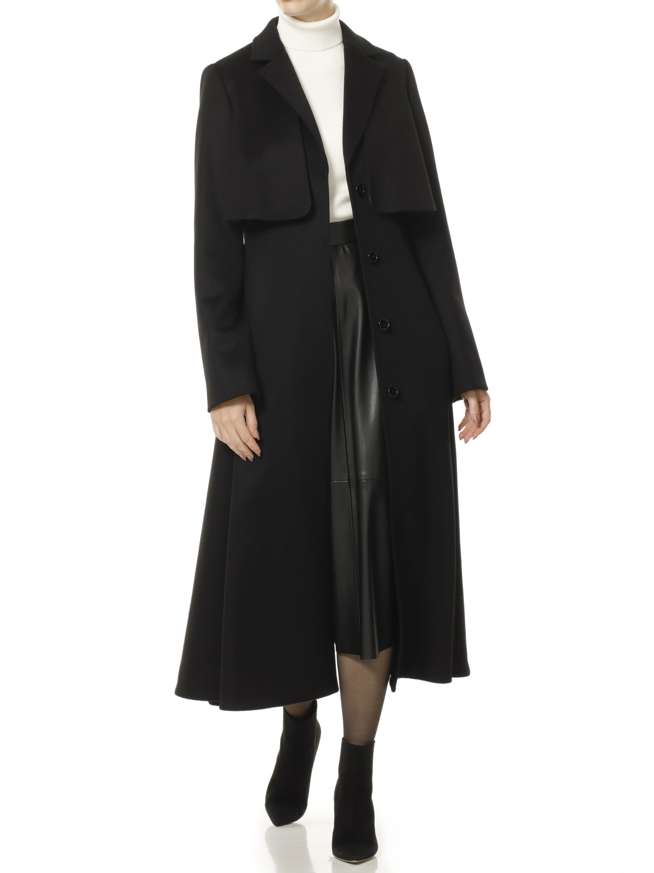 カシミヤ2WAYベルテッドロングコート: AVENIRETOILE公式通販｜m-i-d e