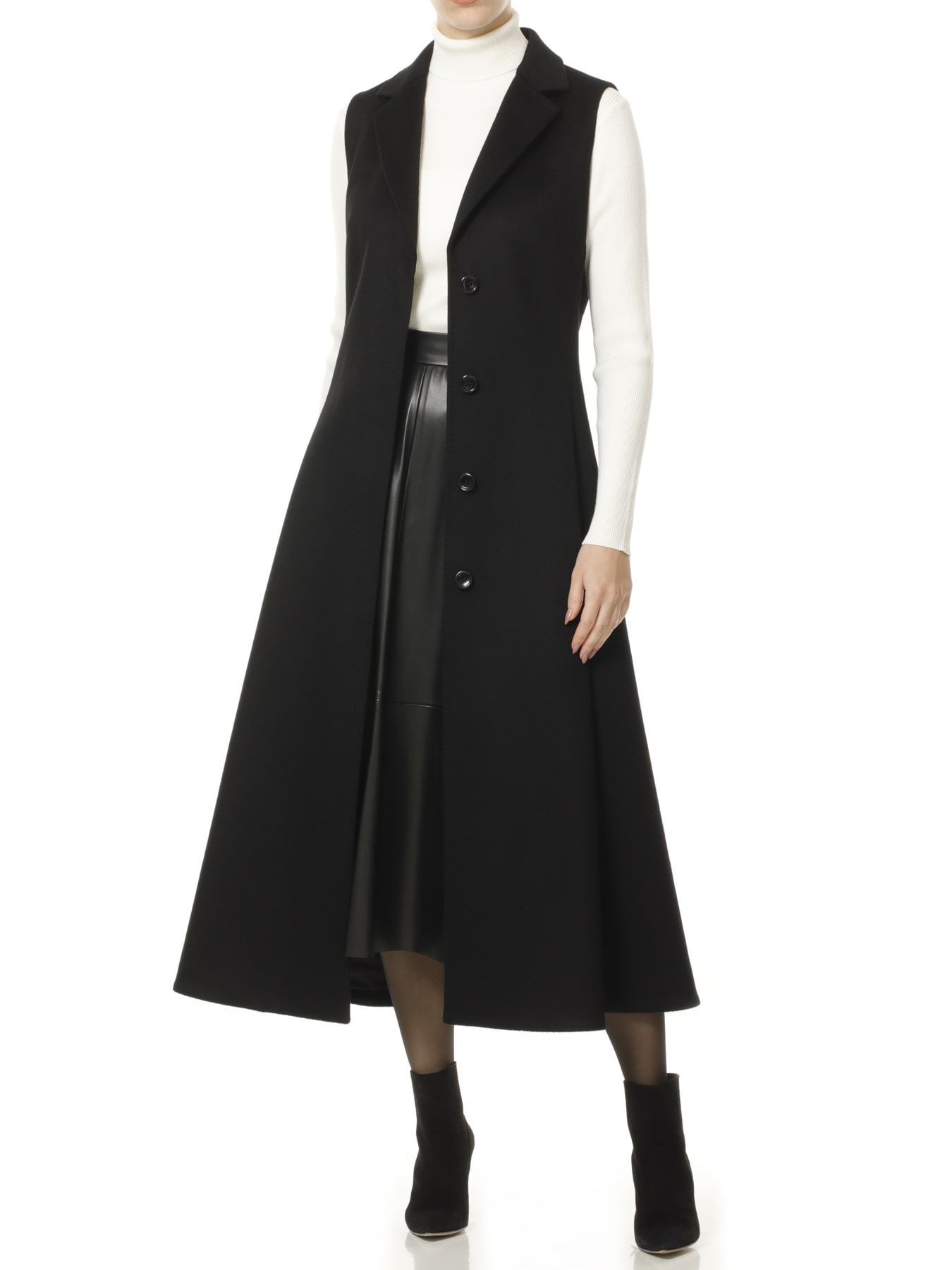 カシミヤ2WAYベルテッドロングコート: AVENIRETOILE公式通販｜m-i-d e