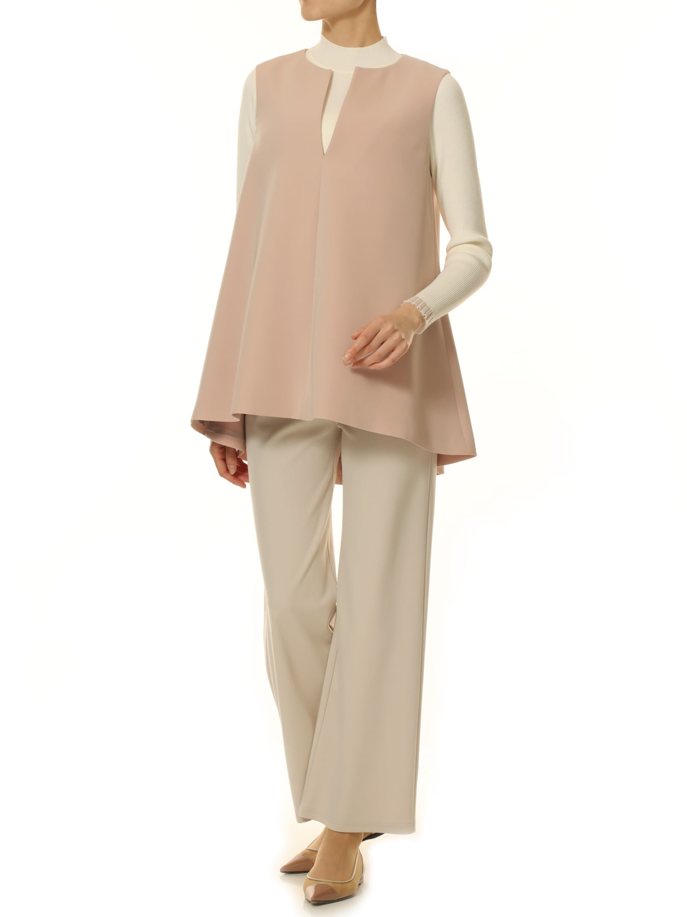 ストレッチポンチストレートレギンスパンツ