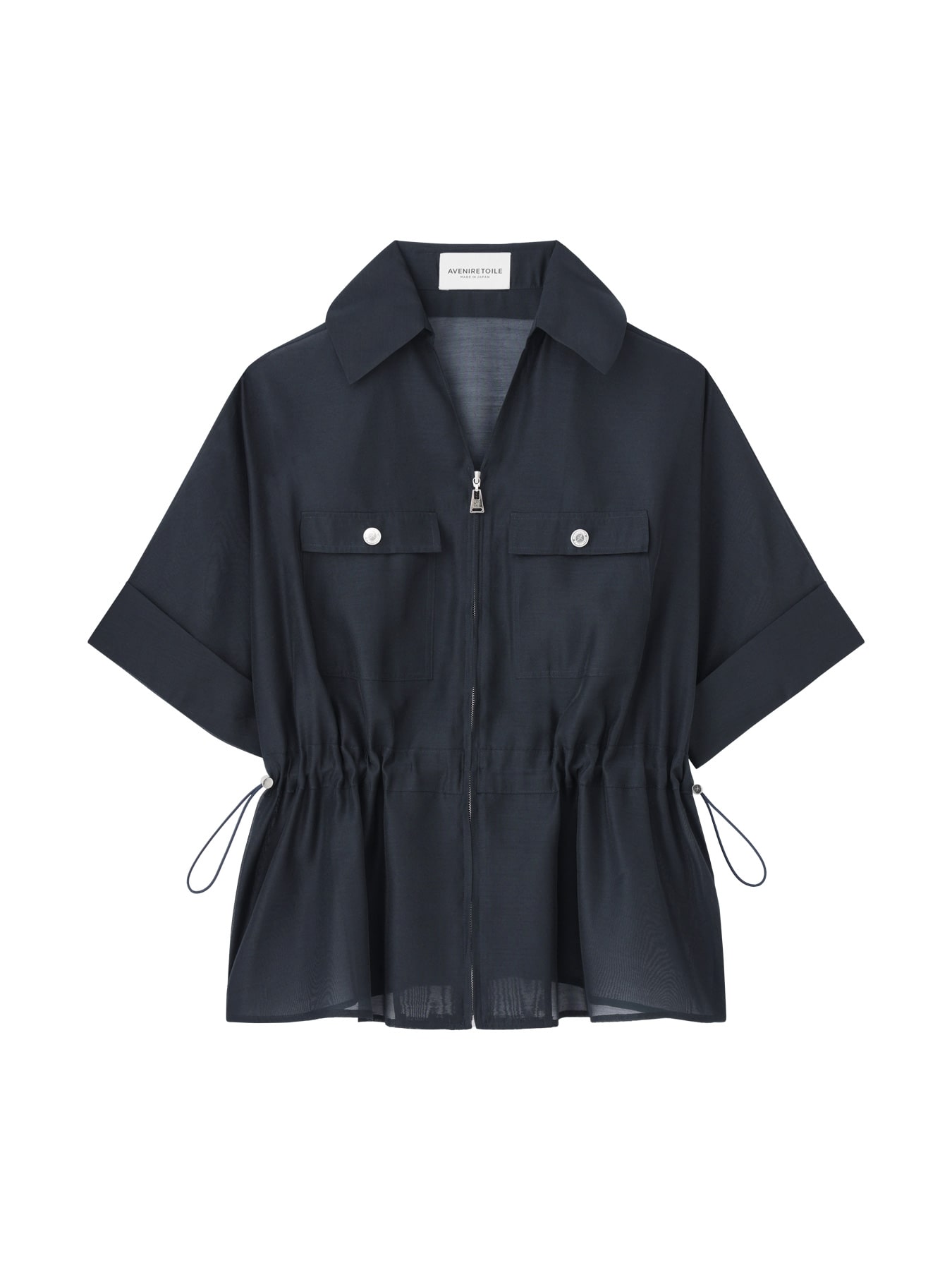 オーガンジージップアップジャケット