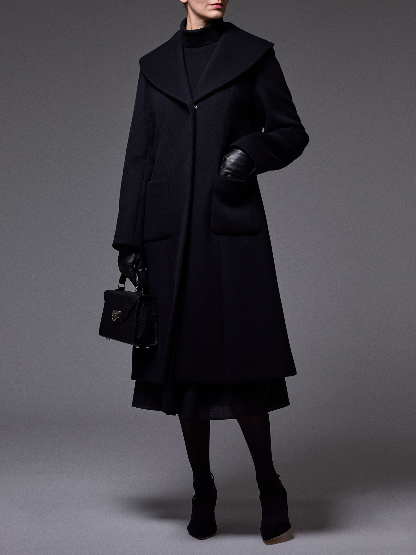 Super170'sショールカラーロングコート