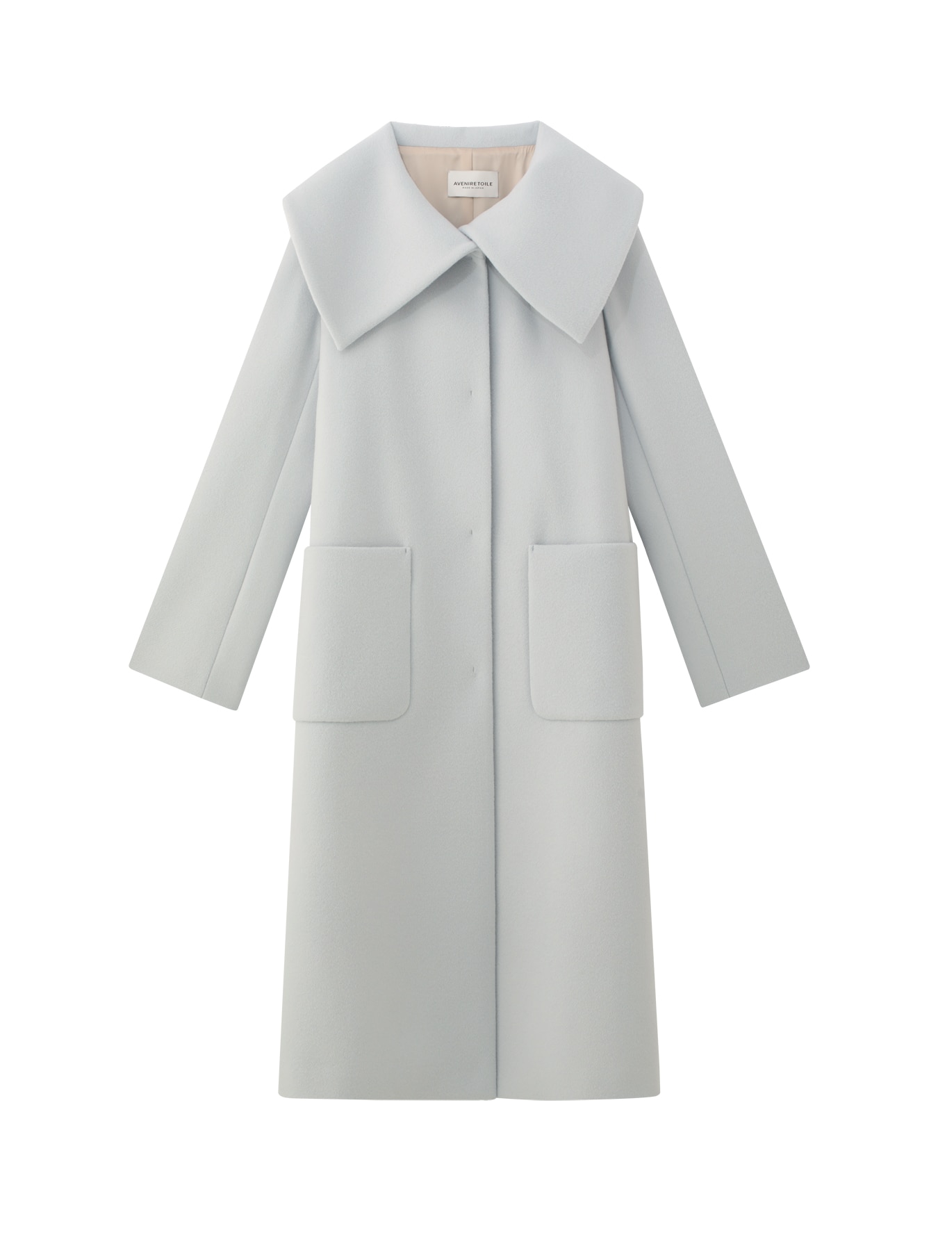 ビッグカラーロングコート