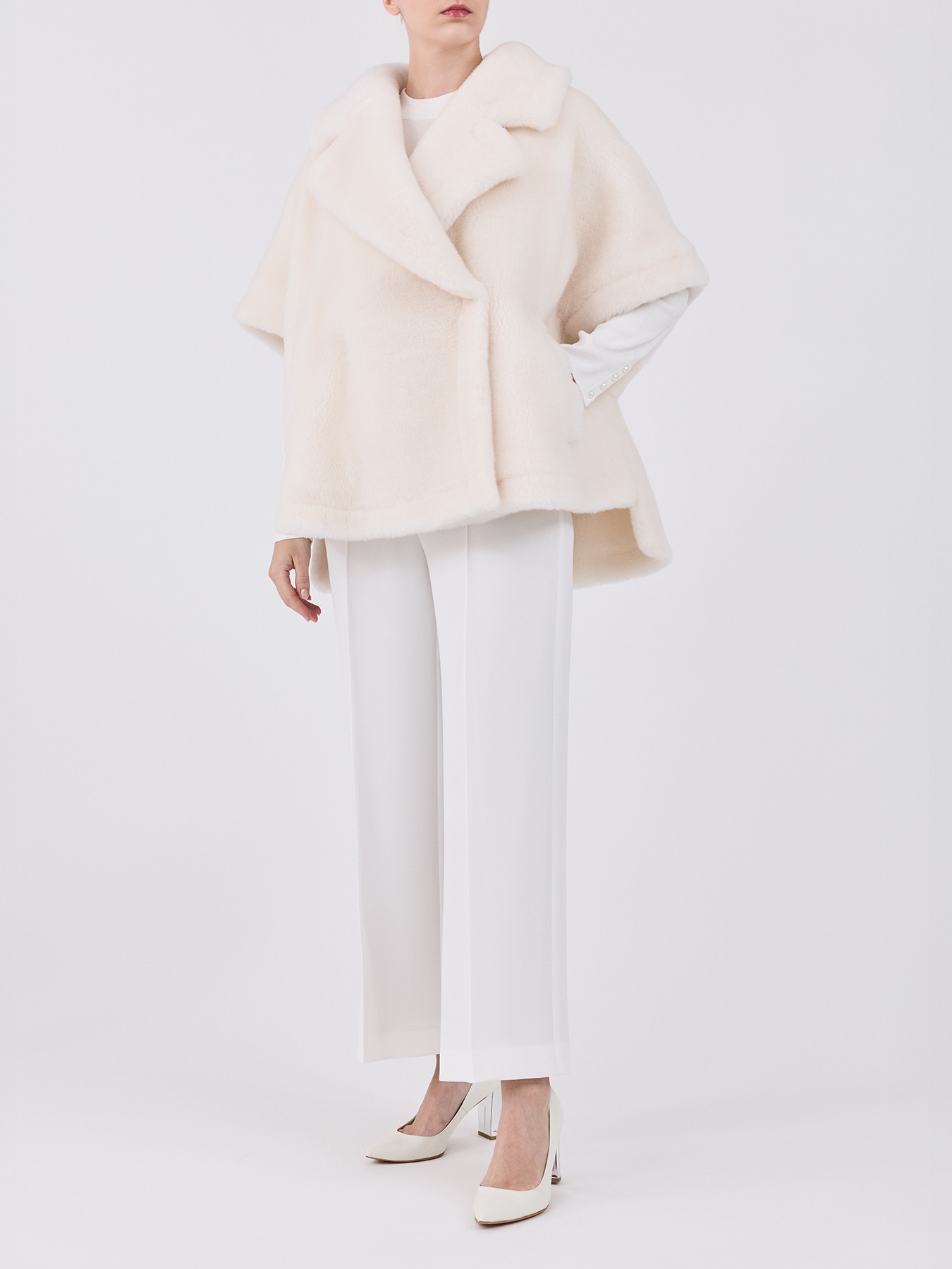 ビッグカラーダブルボアコート