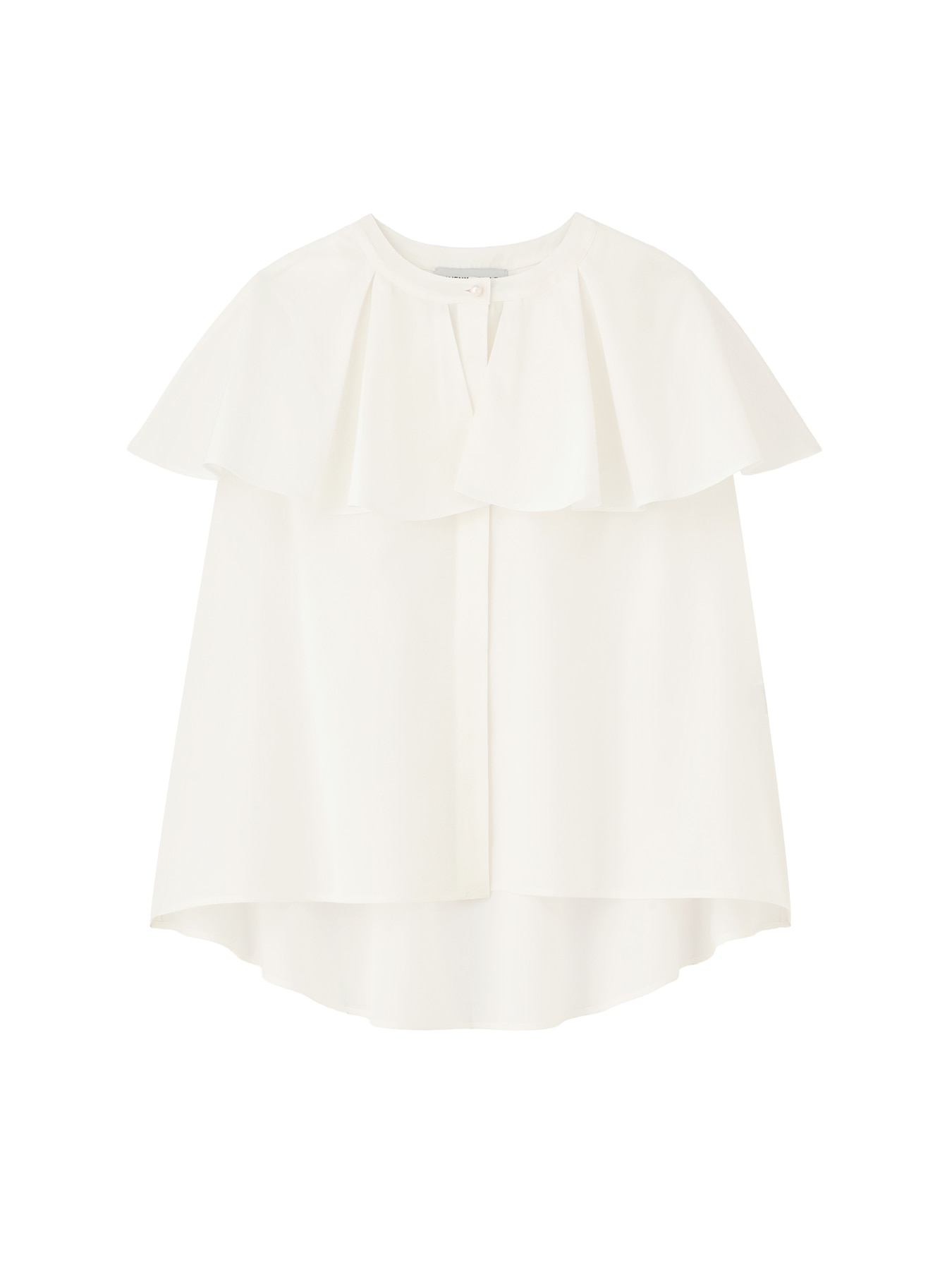 ケープカラーブラウス