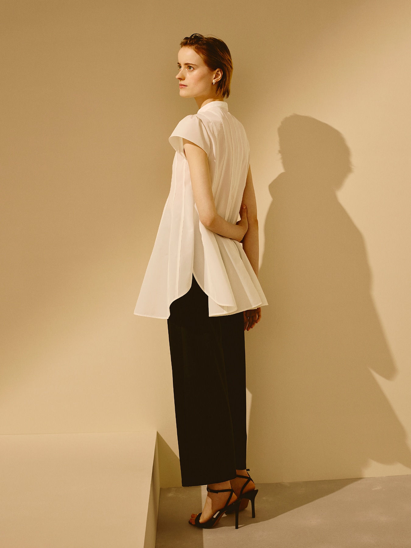 ストレッチポンチガウチョパンツ