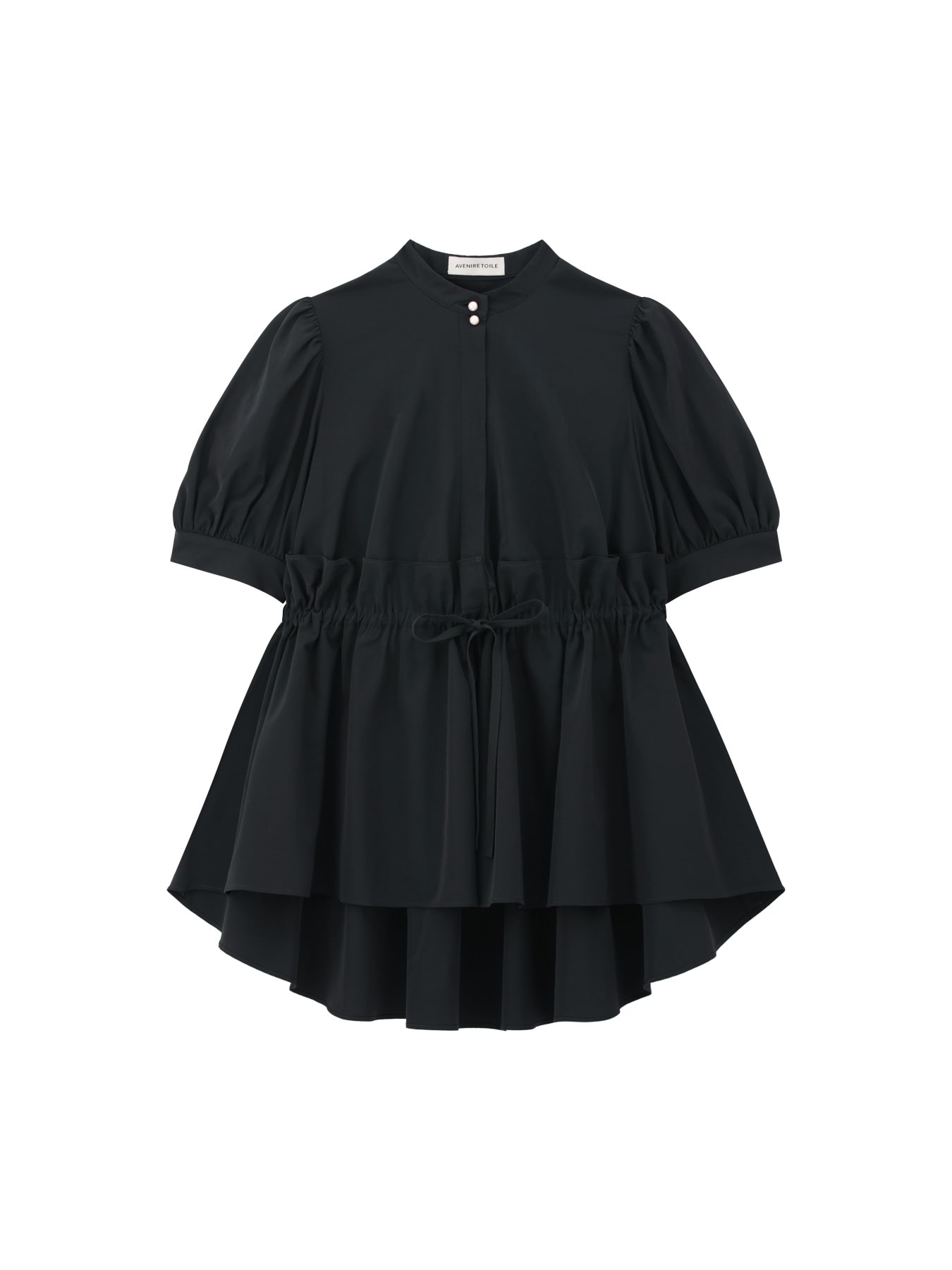 ウエストリボンギャザーブラウス