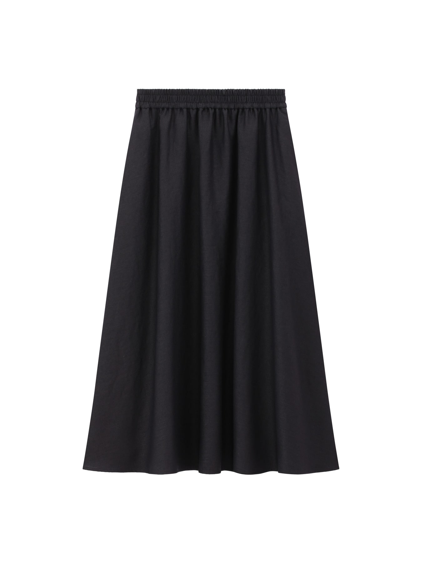 リネンライクフレアスカート