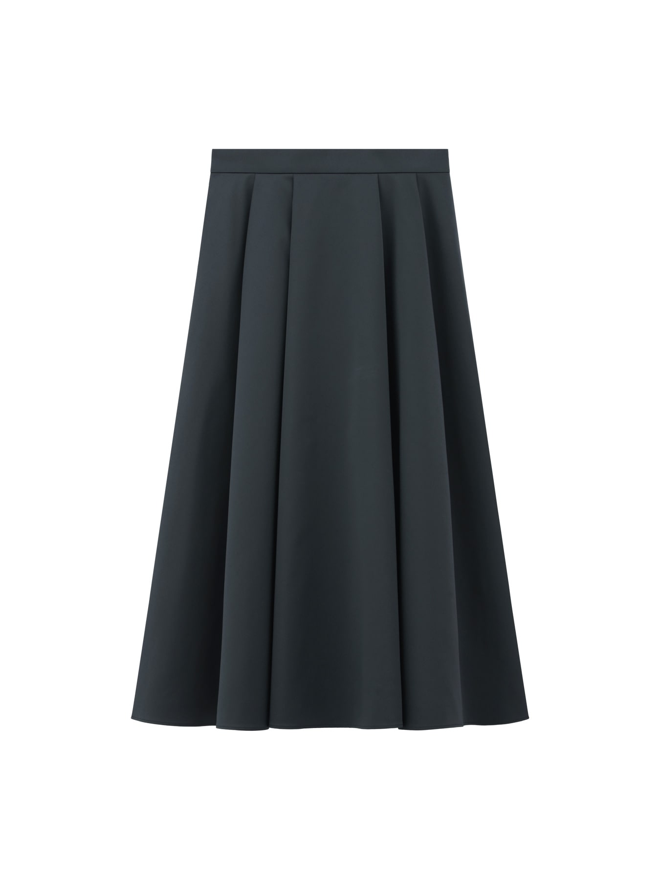 タフタタックフレアスカート