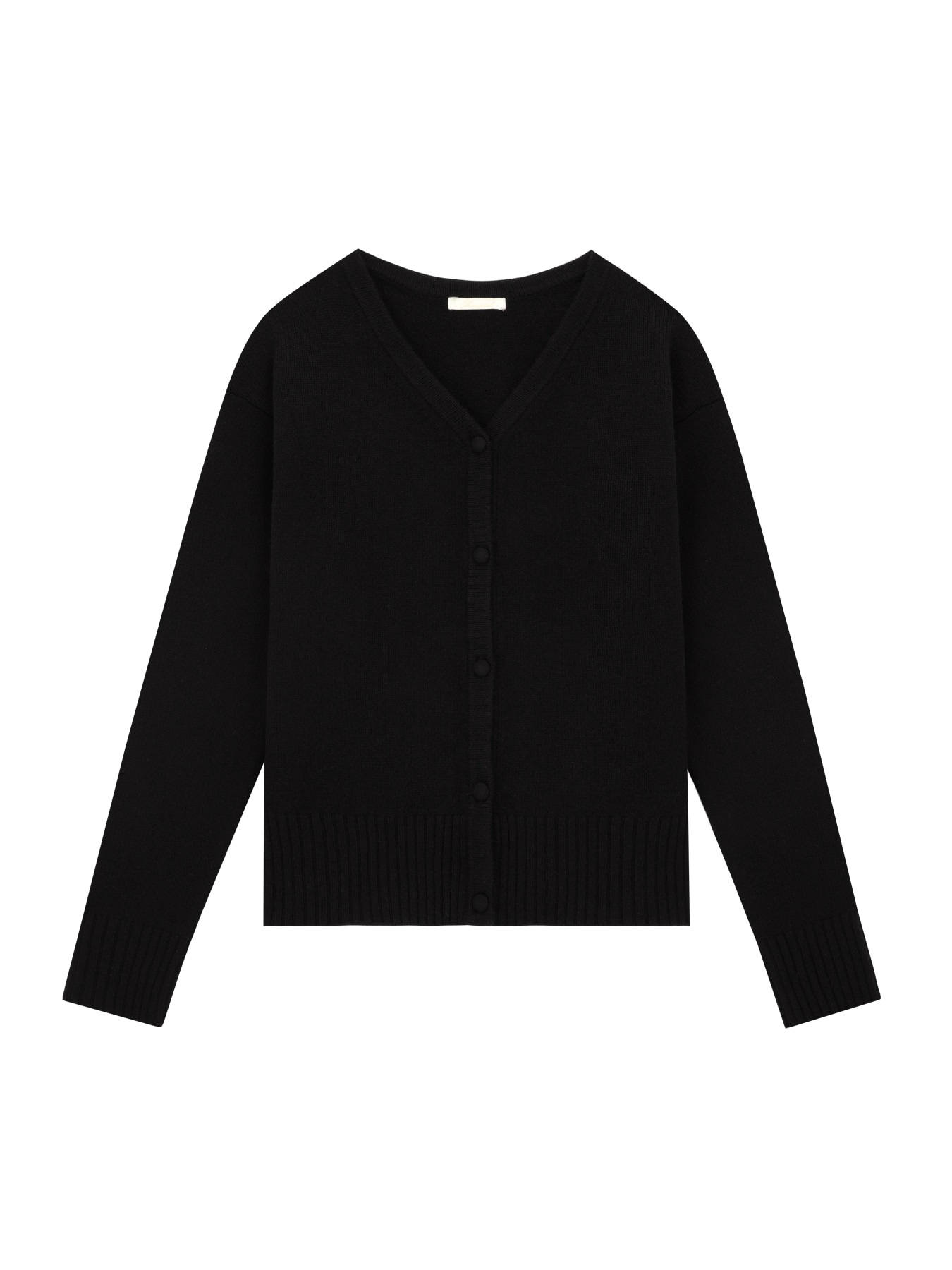 ウールカシミヤVネックカーディガン