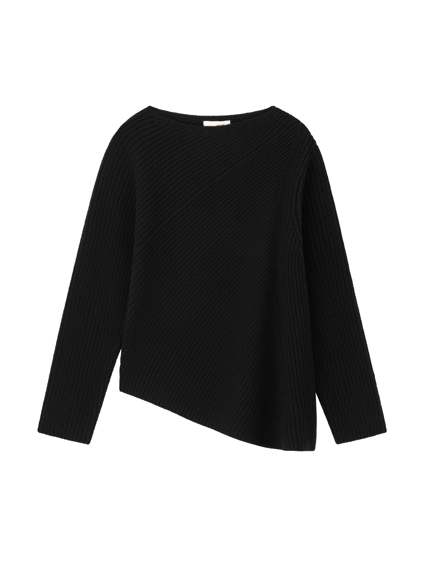 アシンメトリーニットプルオーバー