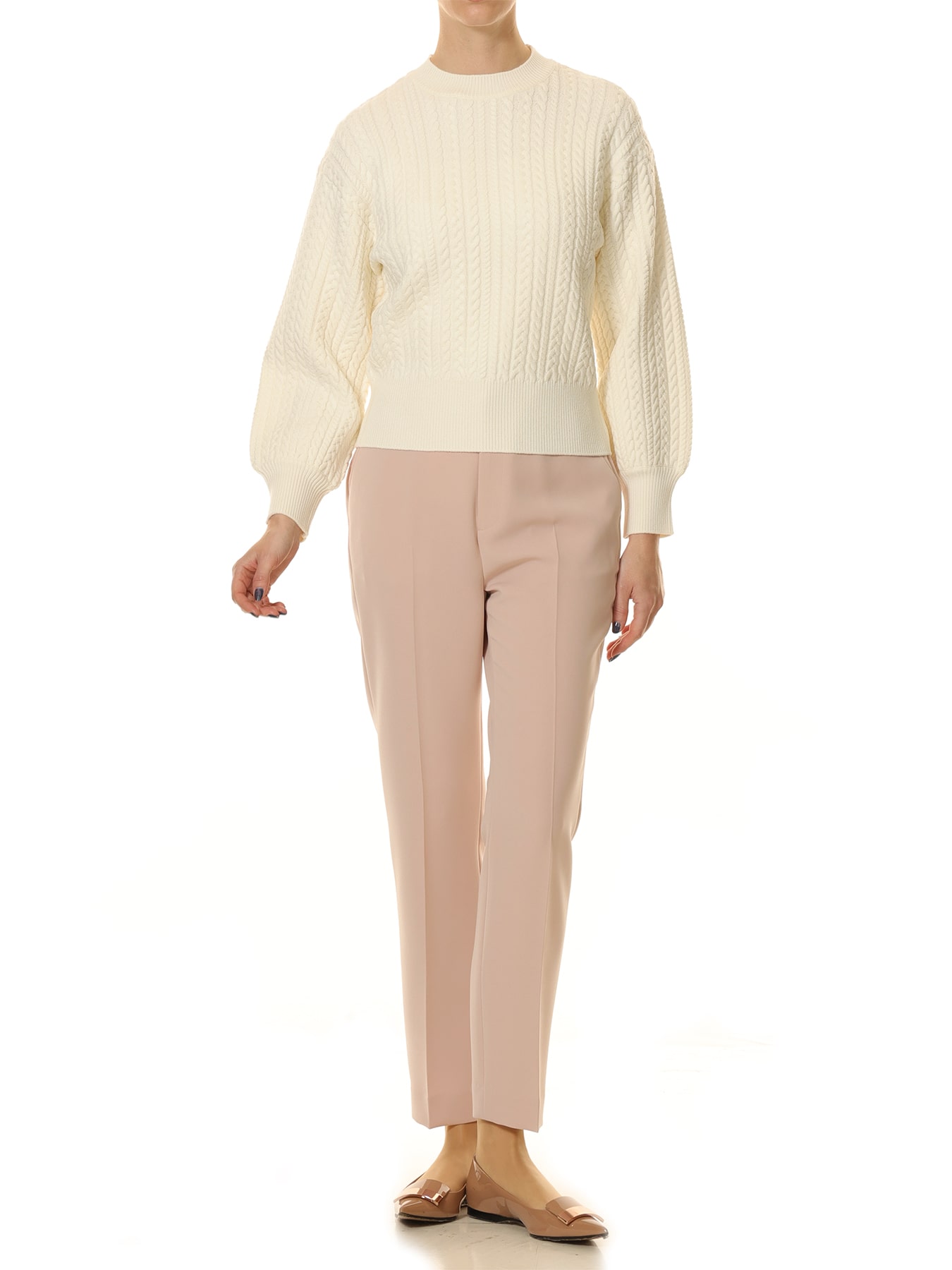 ダブルクロスセンタープレステーパードパンツ: AVENIRETOILE公式通販