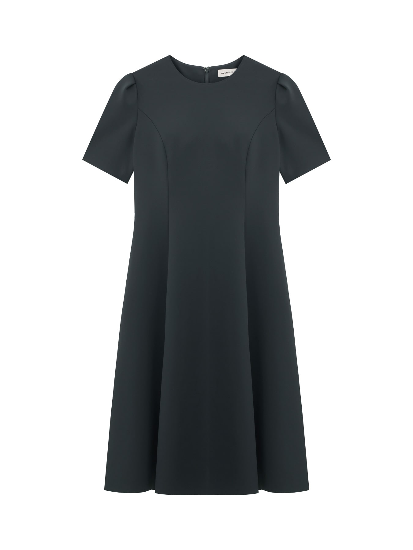 タックショートスリーブ切替デザインワンピース