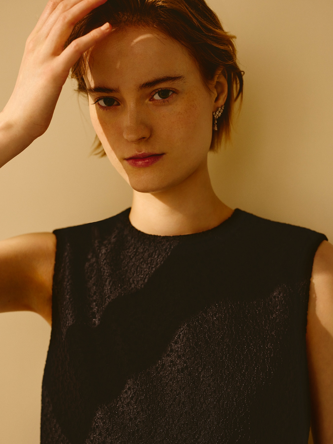 ジルコニアドロップピアス