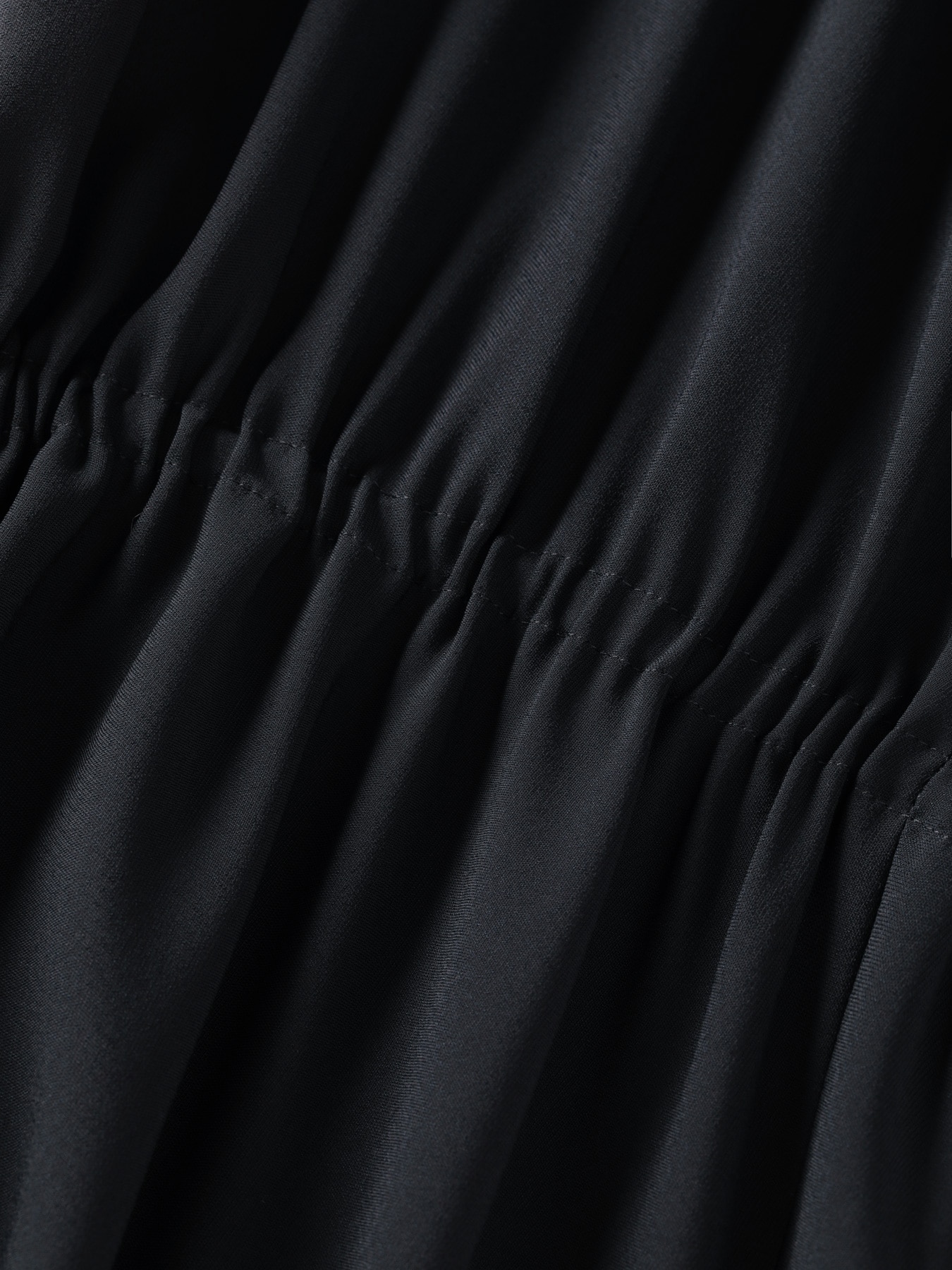 Vネックサイドリボンワンピース