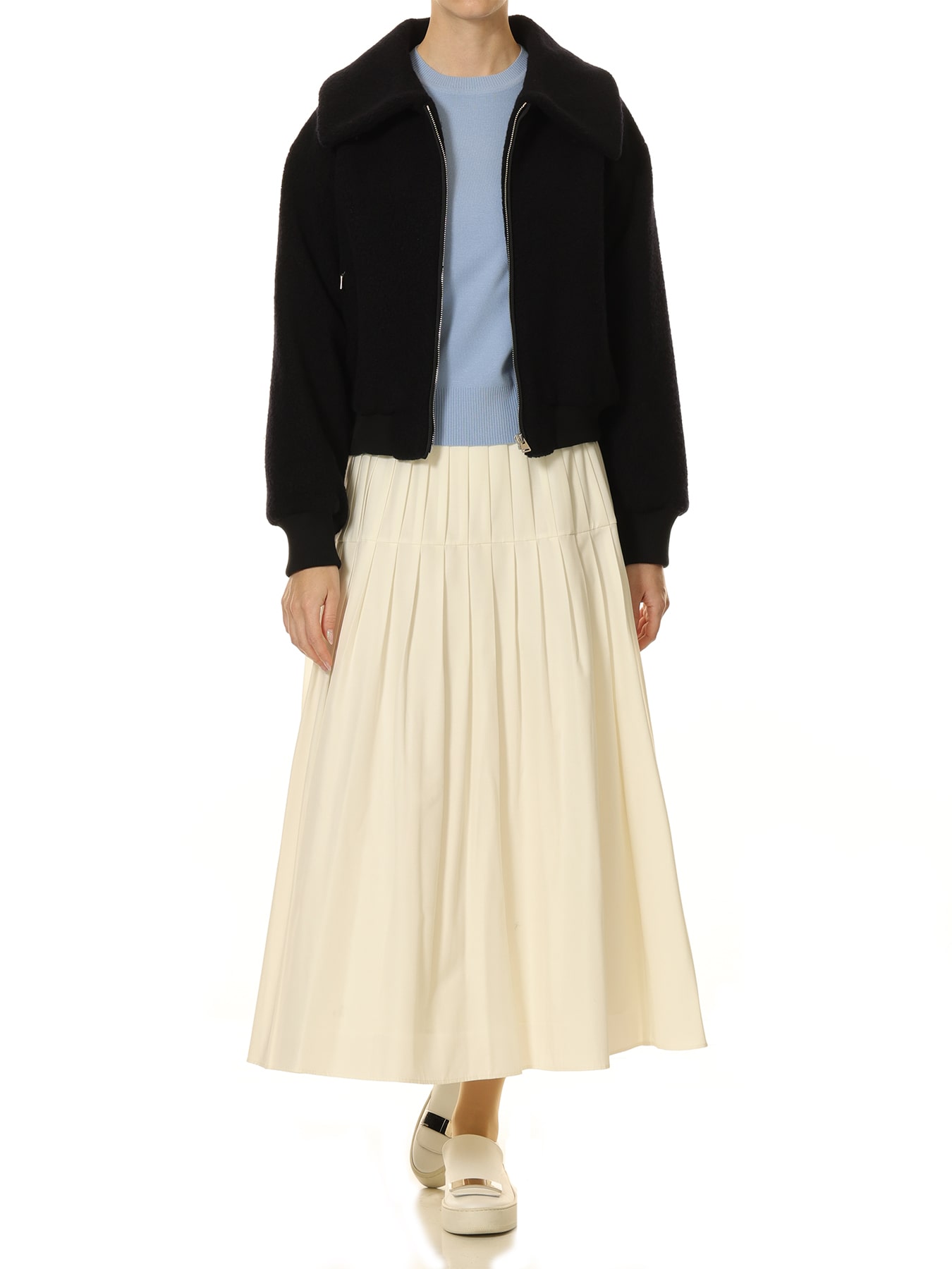 シープパイルボアショートブルゾン