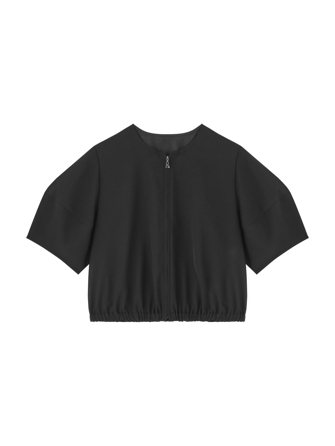 ジップアップシアーショートジャケット