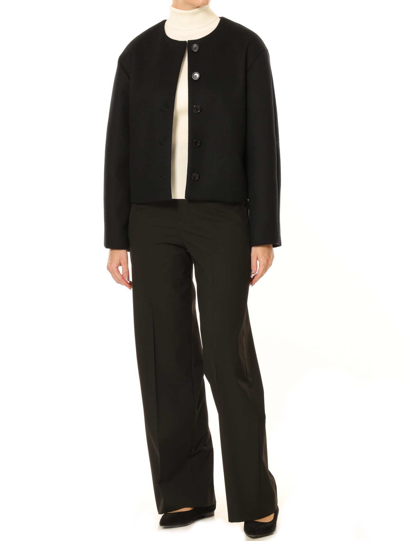 ウールビーバーショートコート