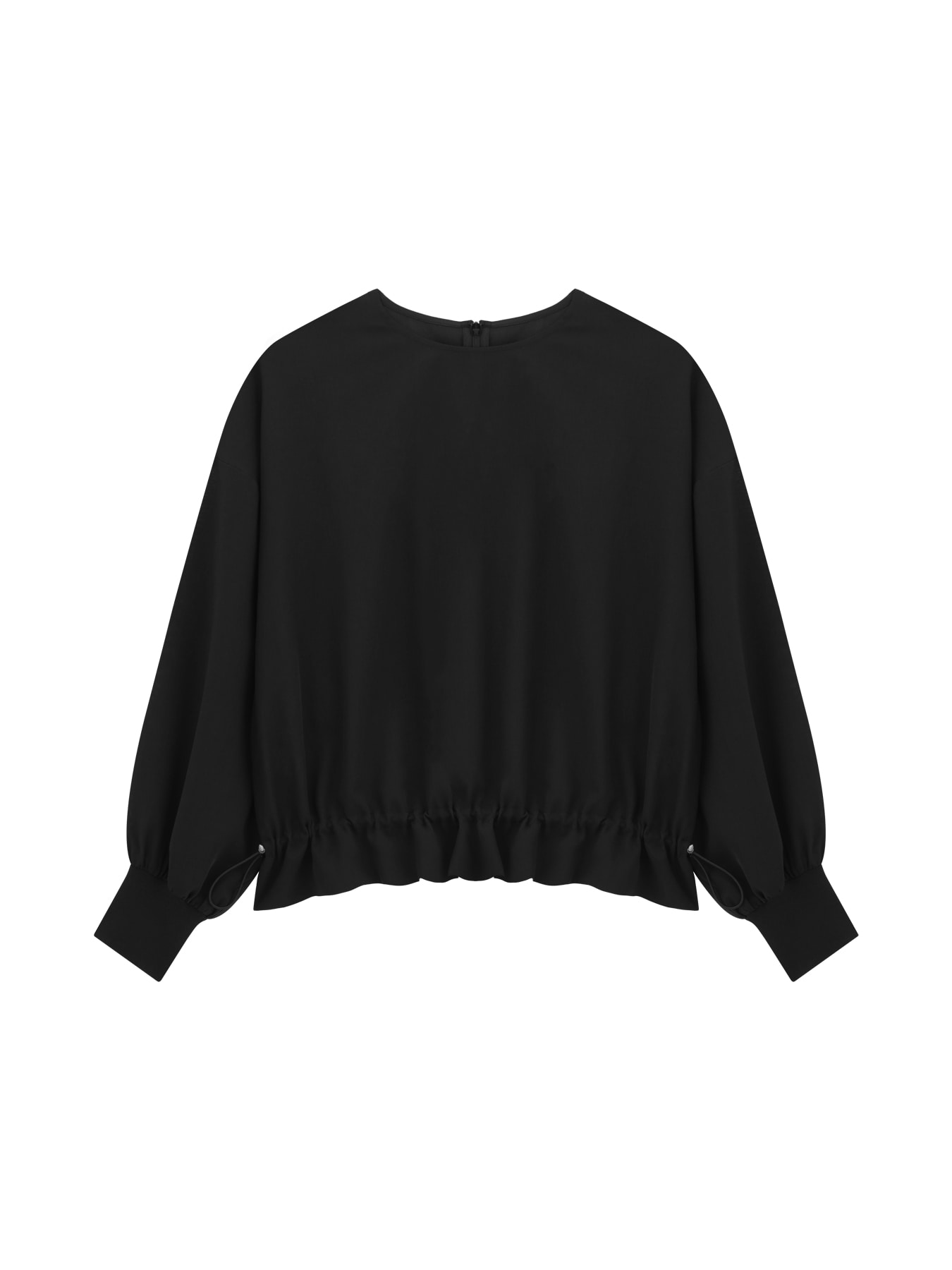 ドローストリングシアーブラウス