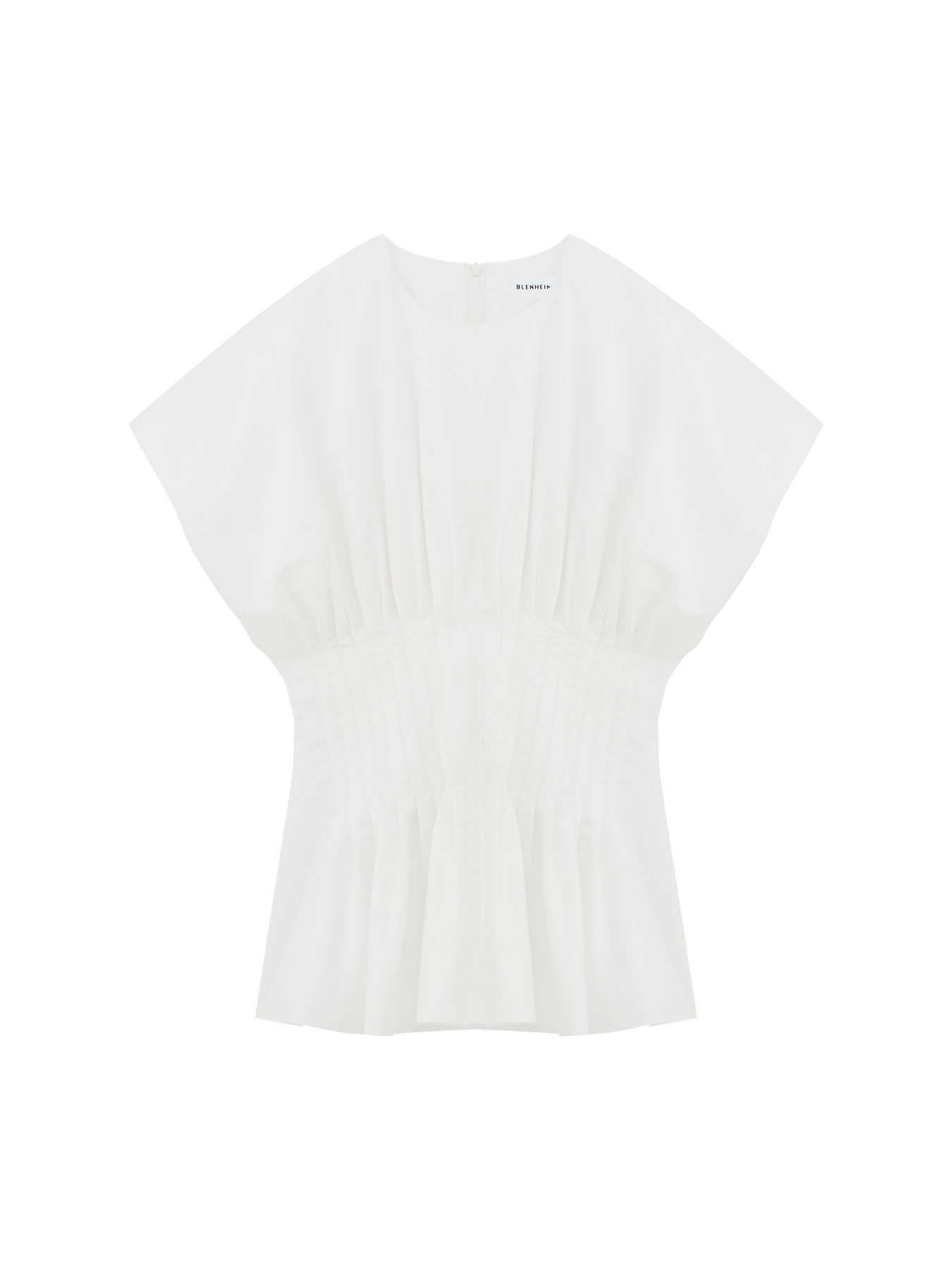 タイプライターウエストタックデザインブラウス