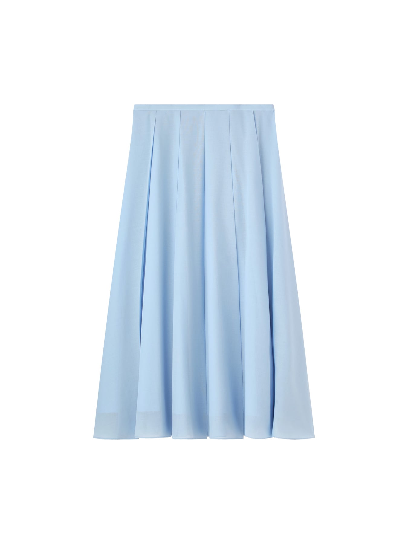 ボイルフレアプリーツスカート