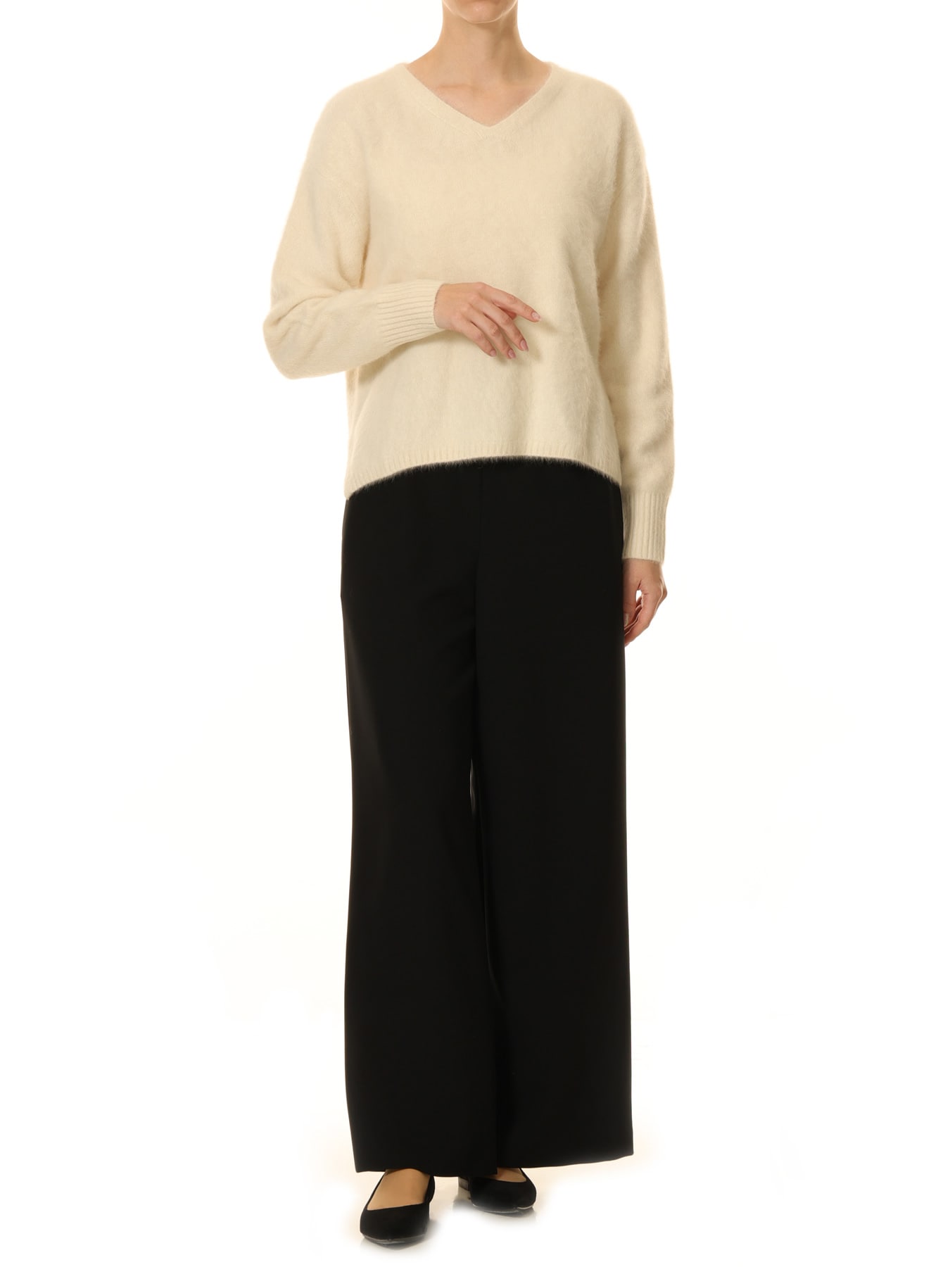 ダブルクロスウエストゴムパンツ